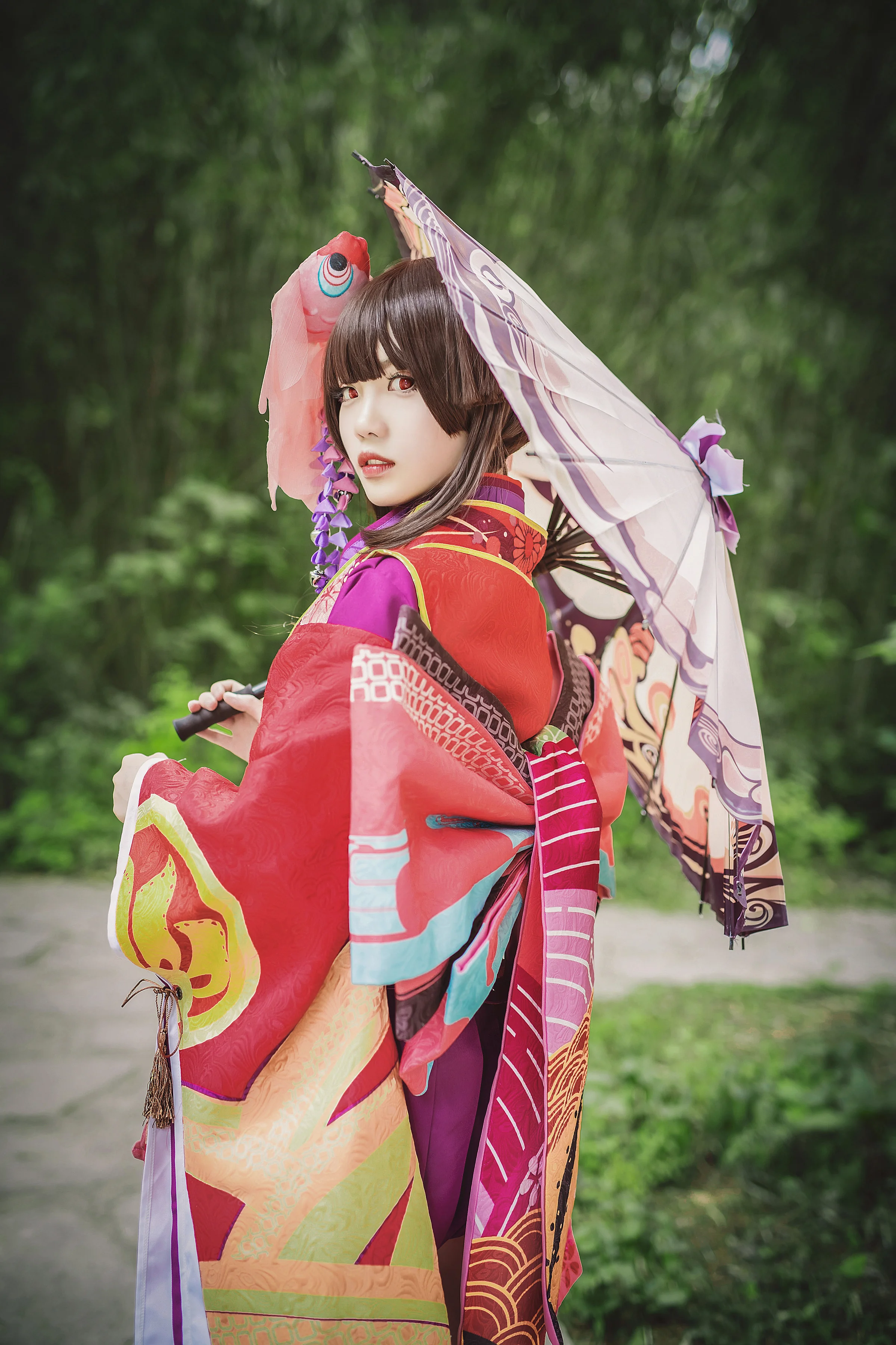 阴阳师神乐COS写真