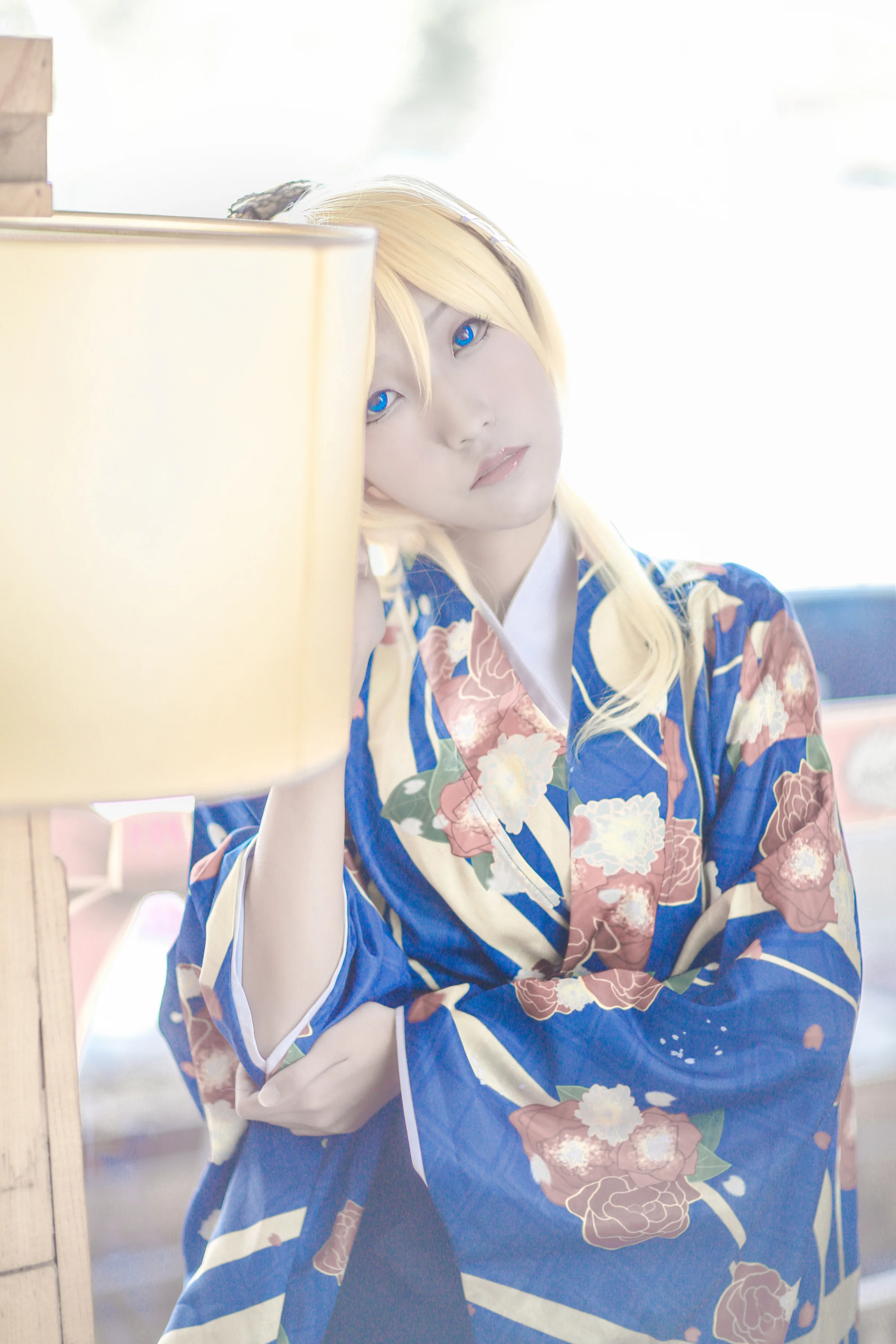 lovelive！！绚濑绘里大正和服未觉醒COS写真