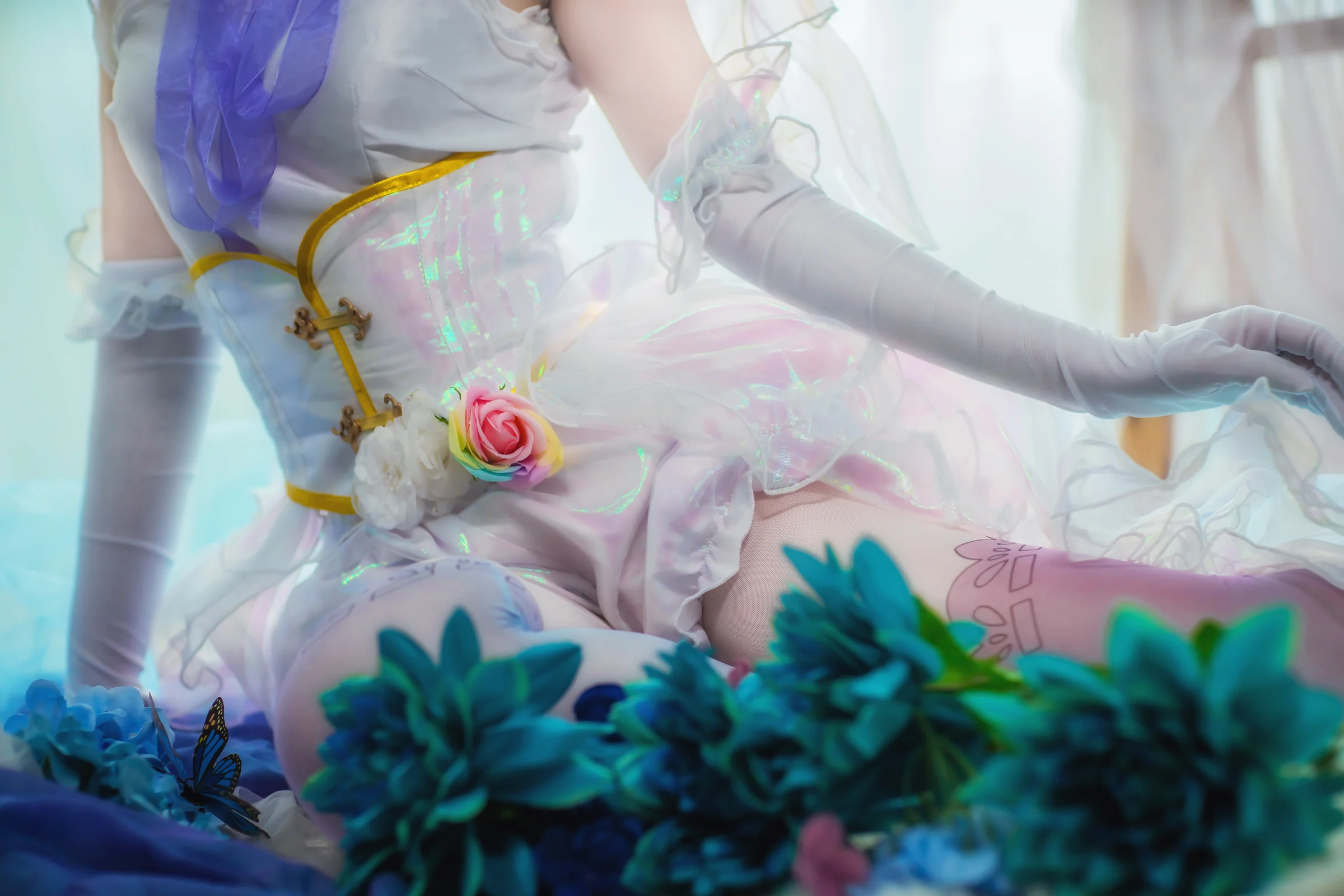 宝石之国 钻石婚纱COS写真