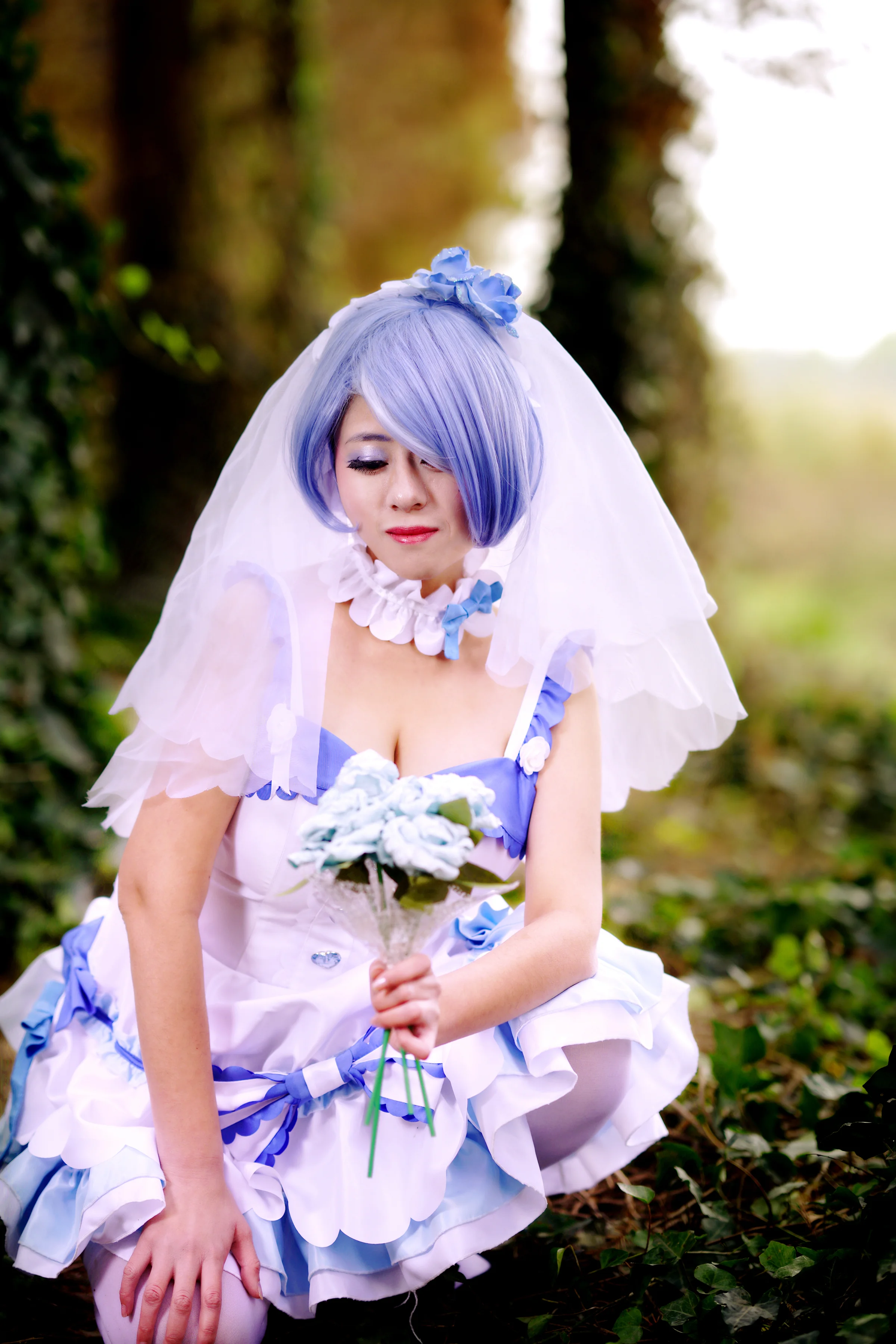 雷姆婚纱同人（森系）COS写真