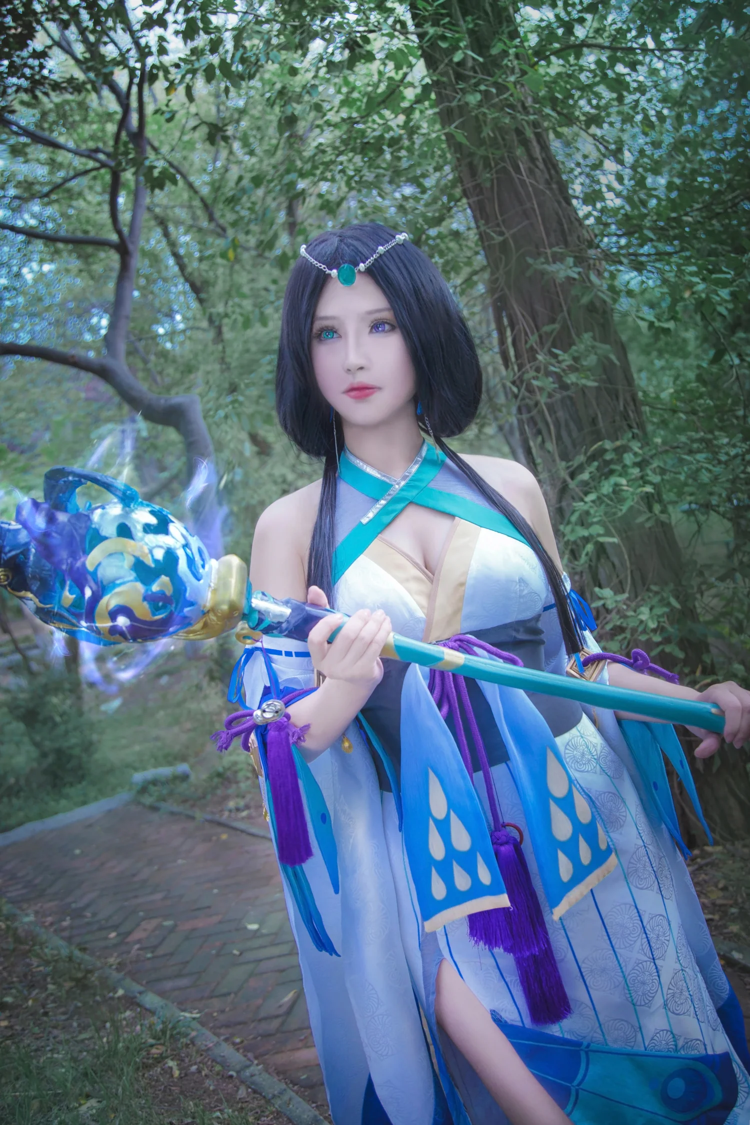 阴阳师手游八百比丘尼COS写真