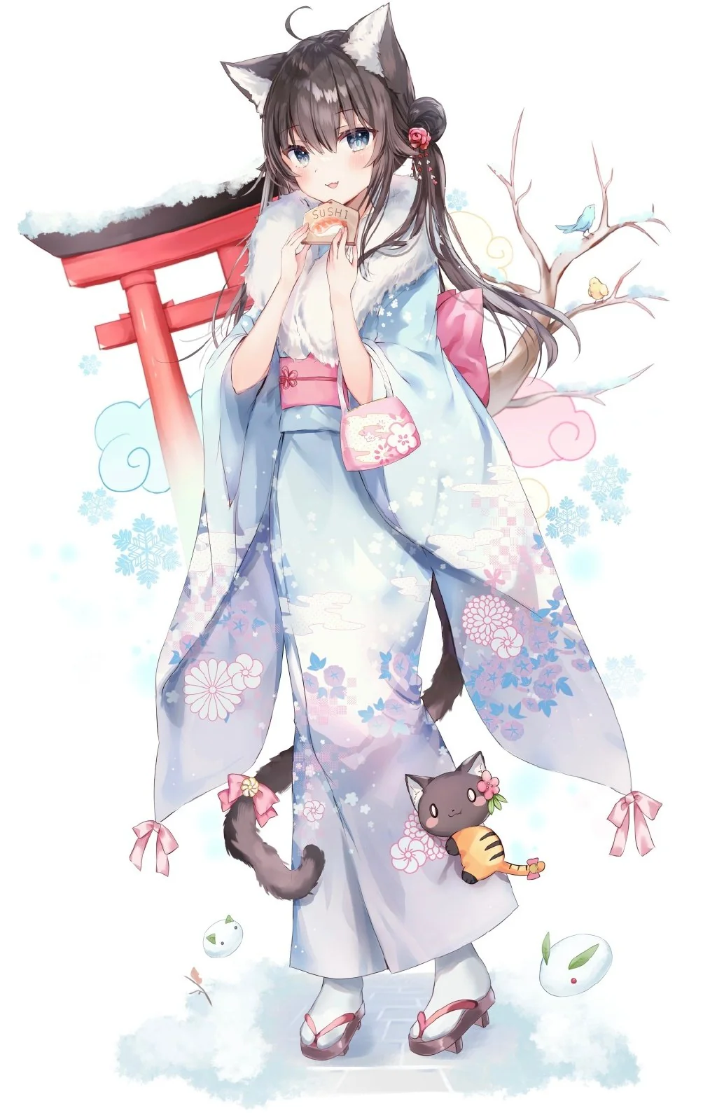 美图推荐--萝莉黑猫画师rucaco/るかこ的插画作品｜高清图片集
