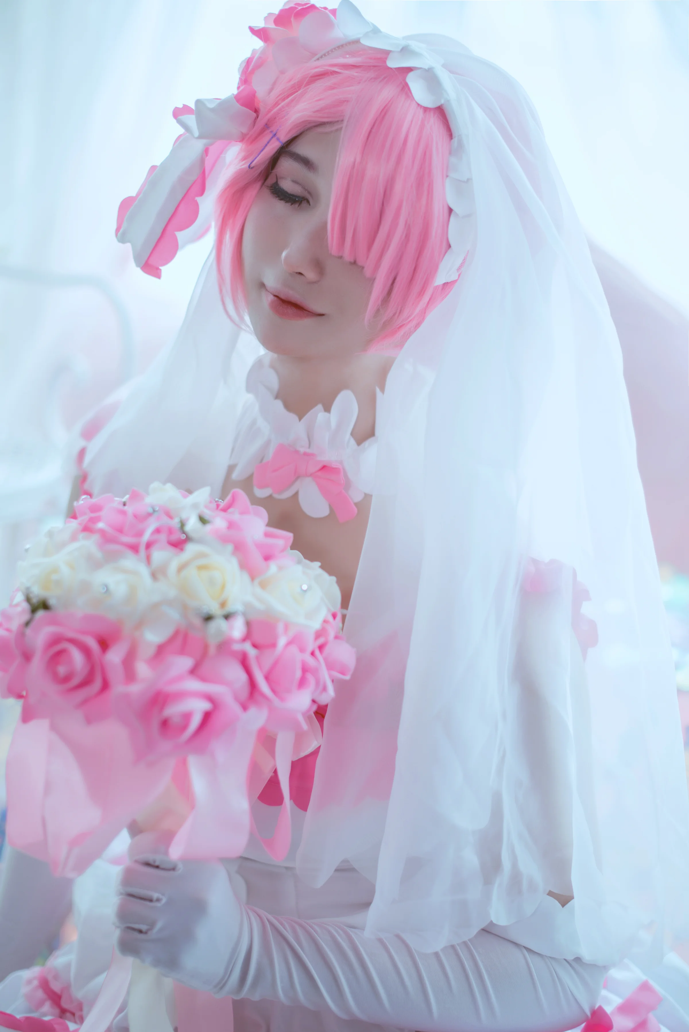 从零开始的异世界生活 拉姆花嫁COS写真