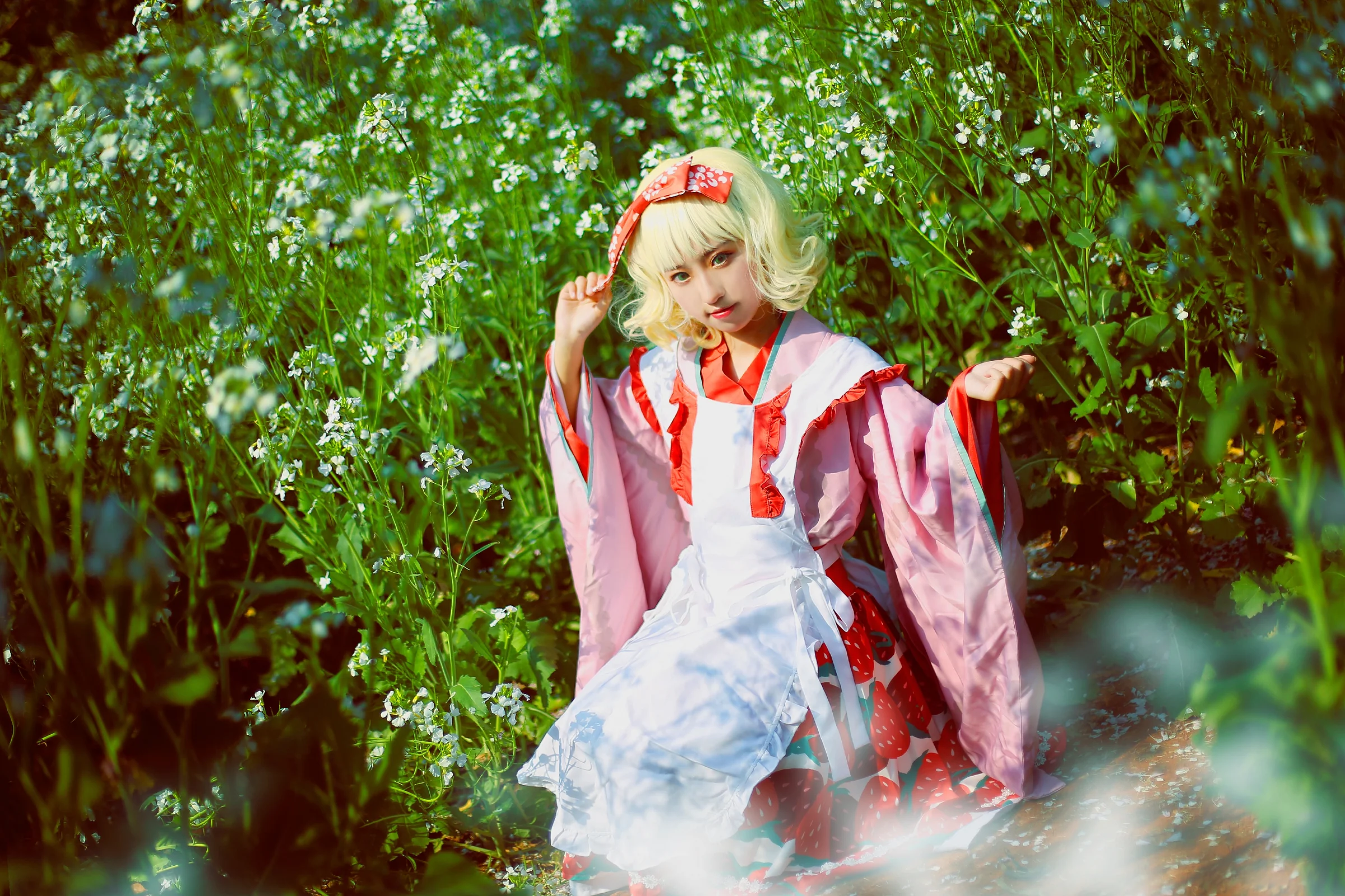 蔷薇少女雏莓大正和服COS写真