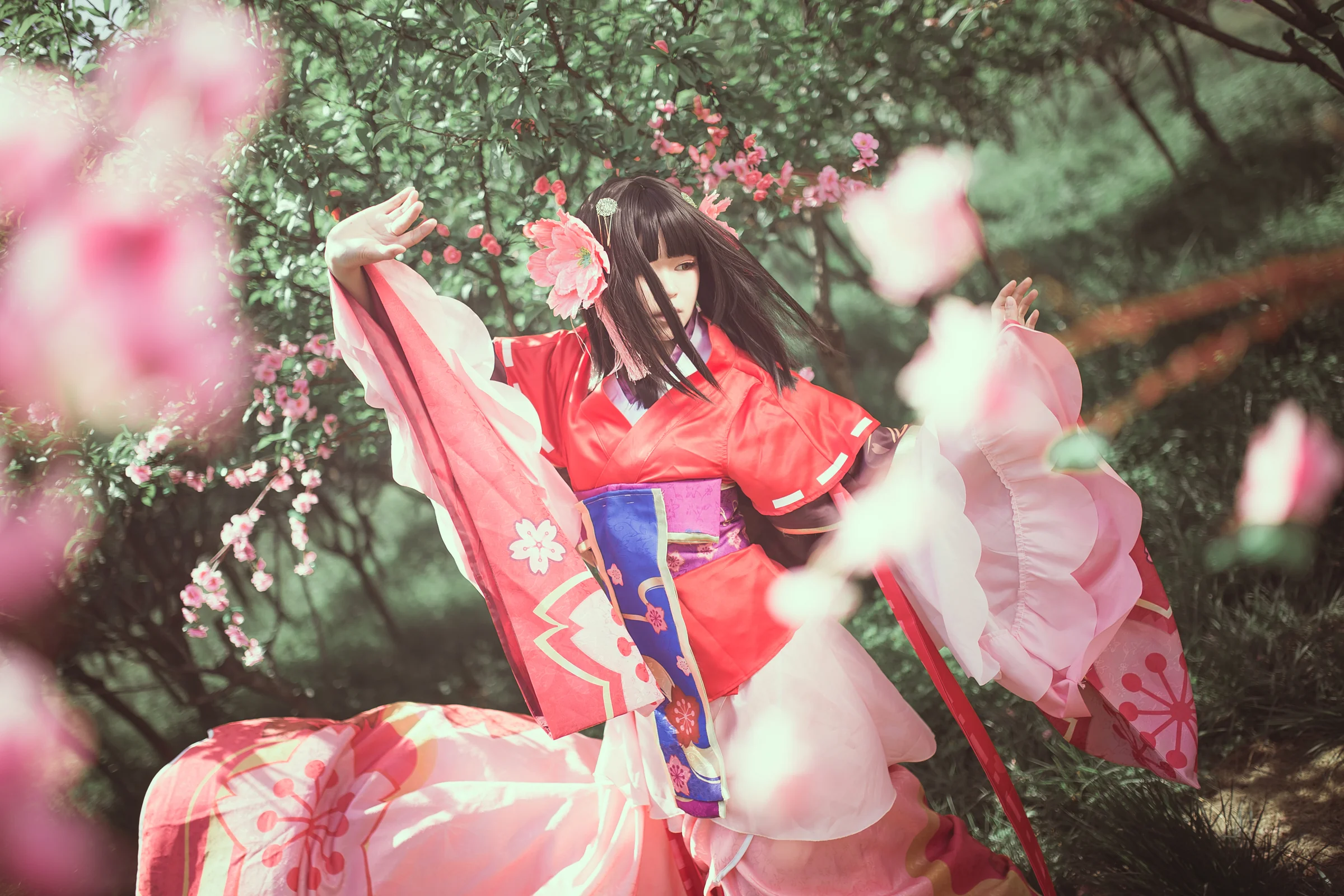 阴阳师樱花妖COS写真