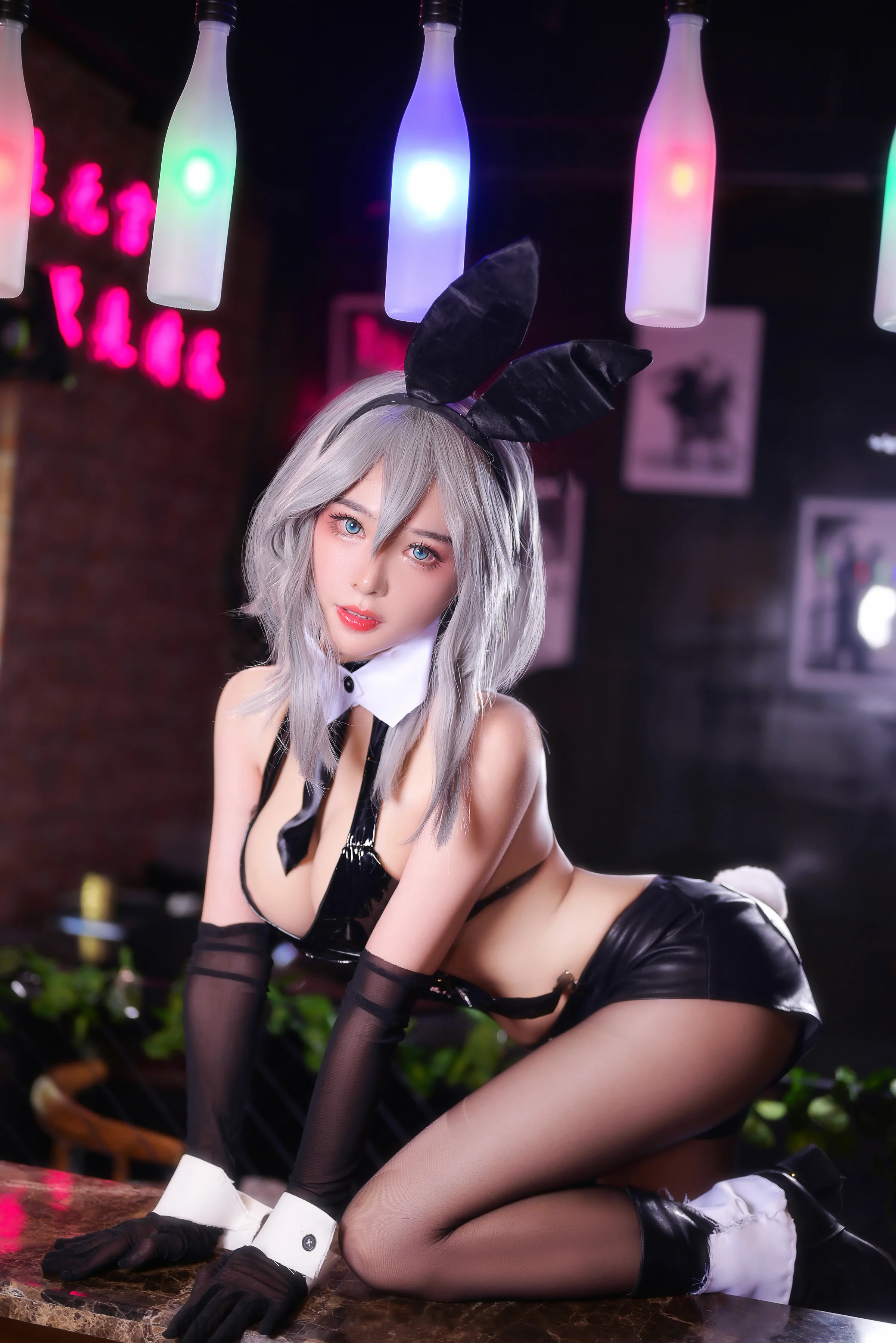 碧蓝航线 兔女郎COS写真