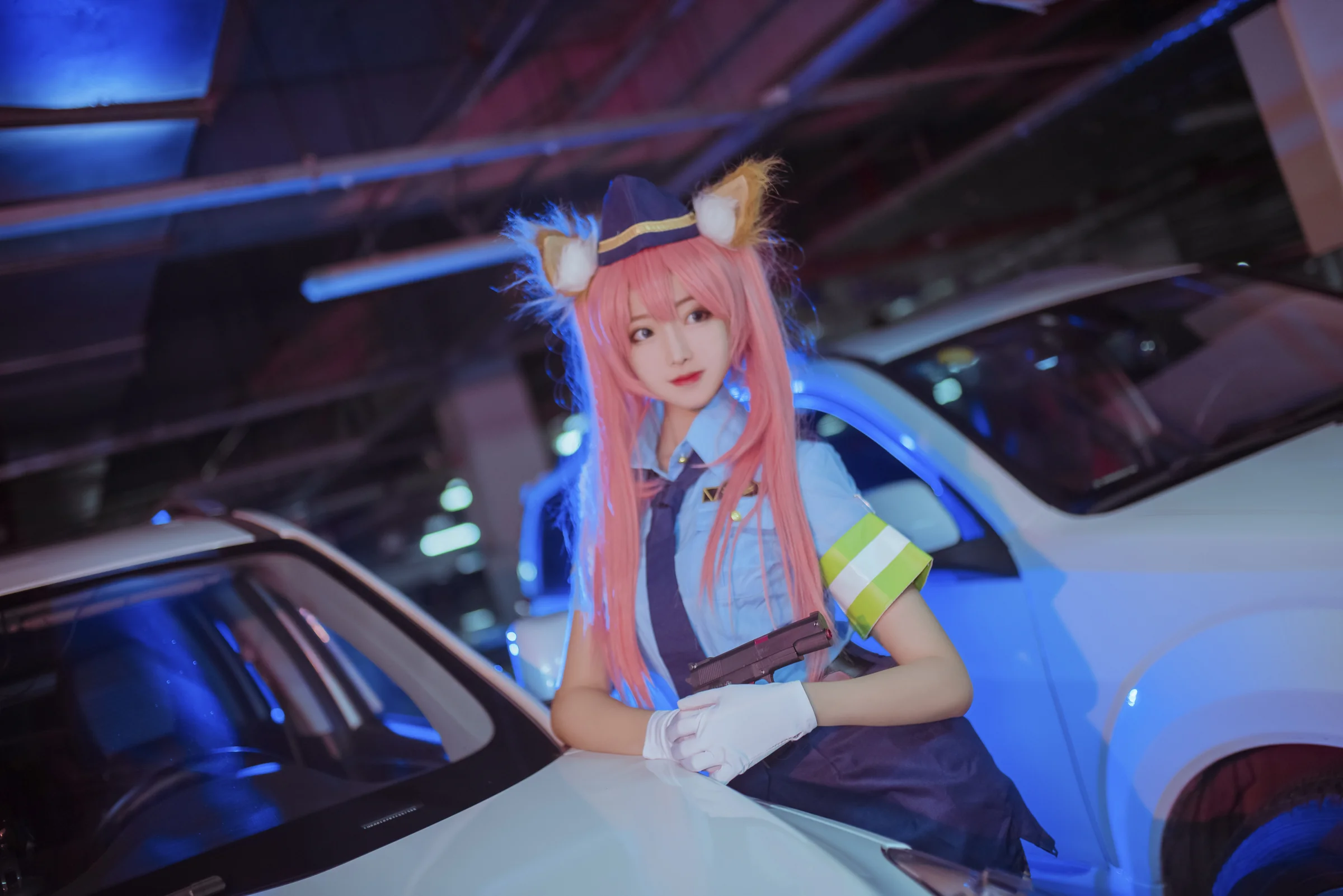 玉藻前女警COS写真