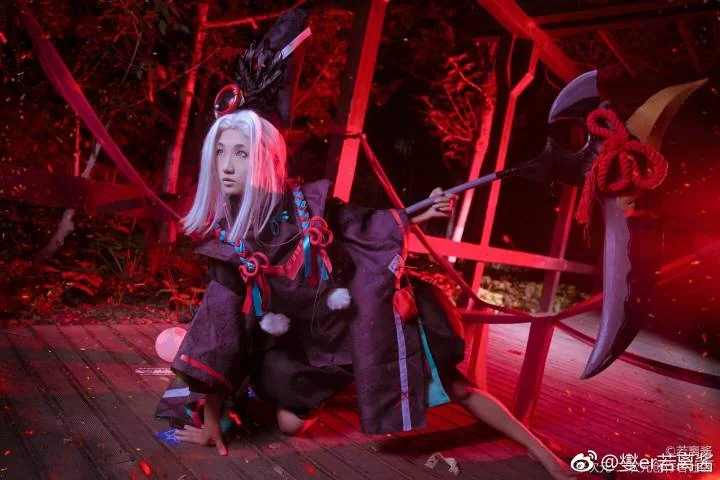 【阴阳师】黑童子COS写真.无常勾魂