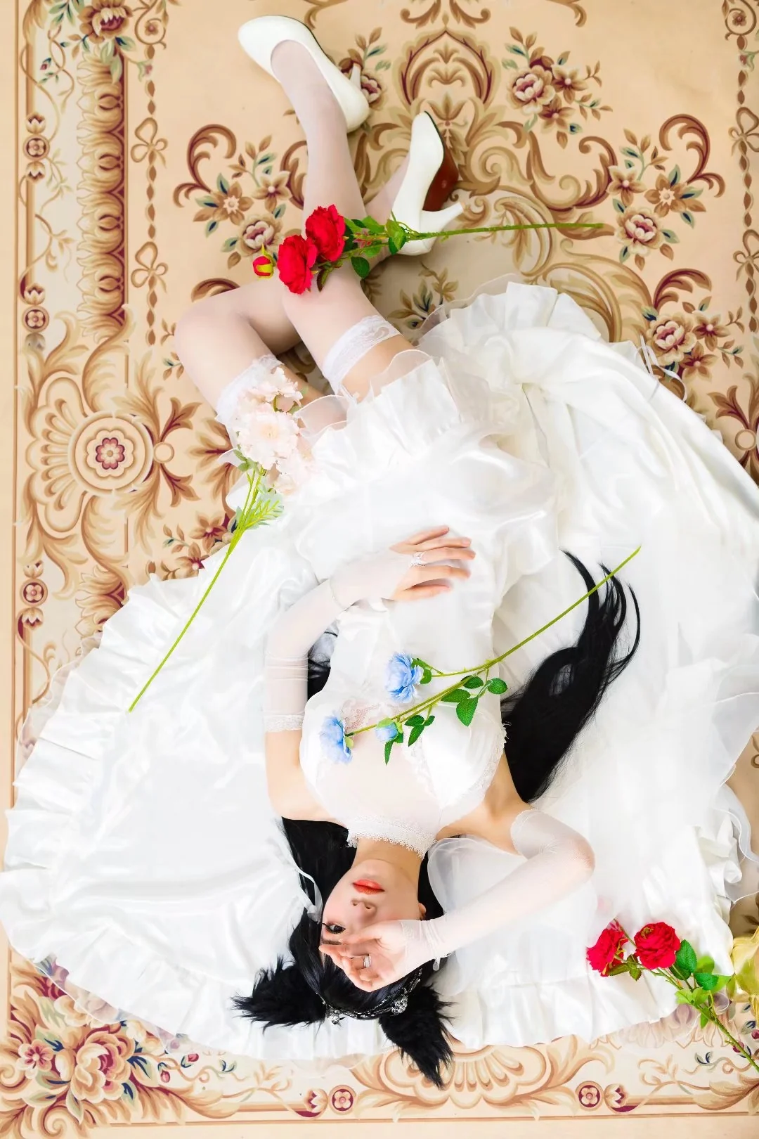 【碧蓝航线】爱宕犬•白花的誓言COS写真