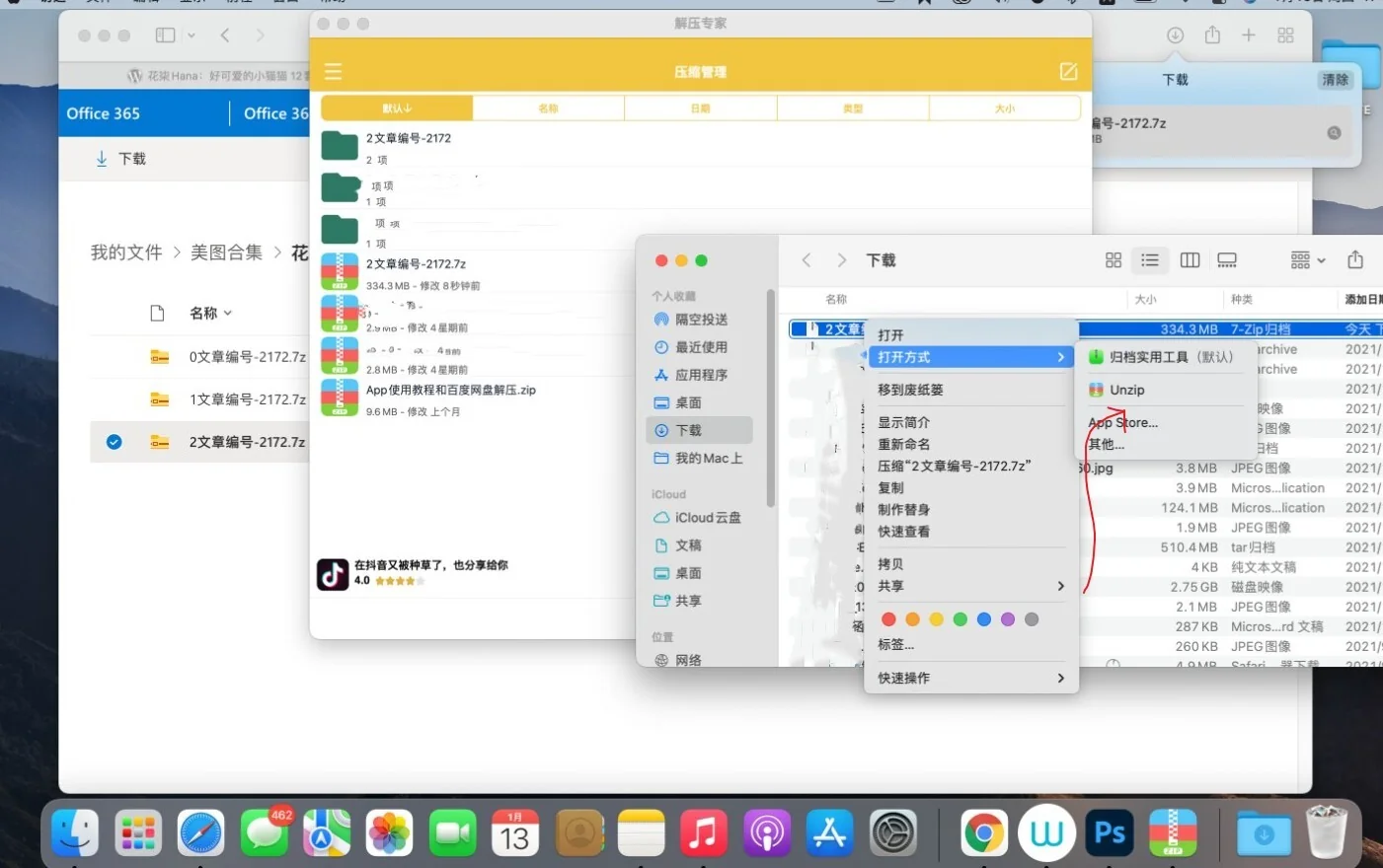 苹果系统解压OneDrive文件教程｜高清图片集