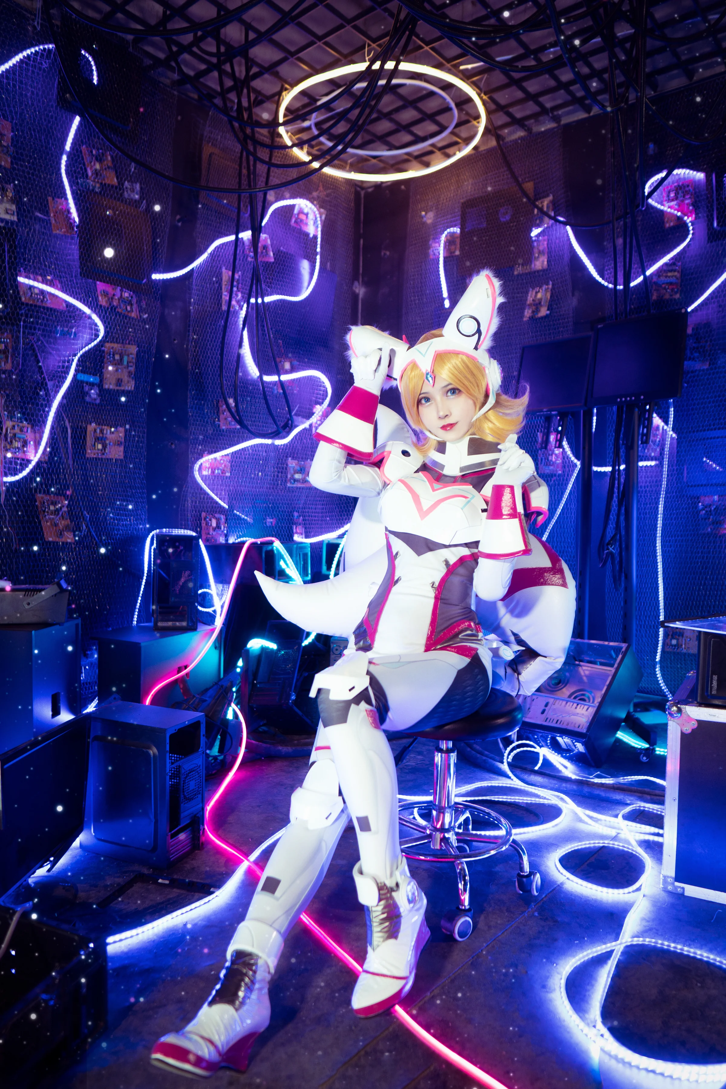 《王者荣耀》妲己机甲COS写真