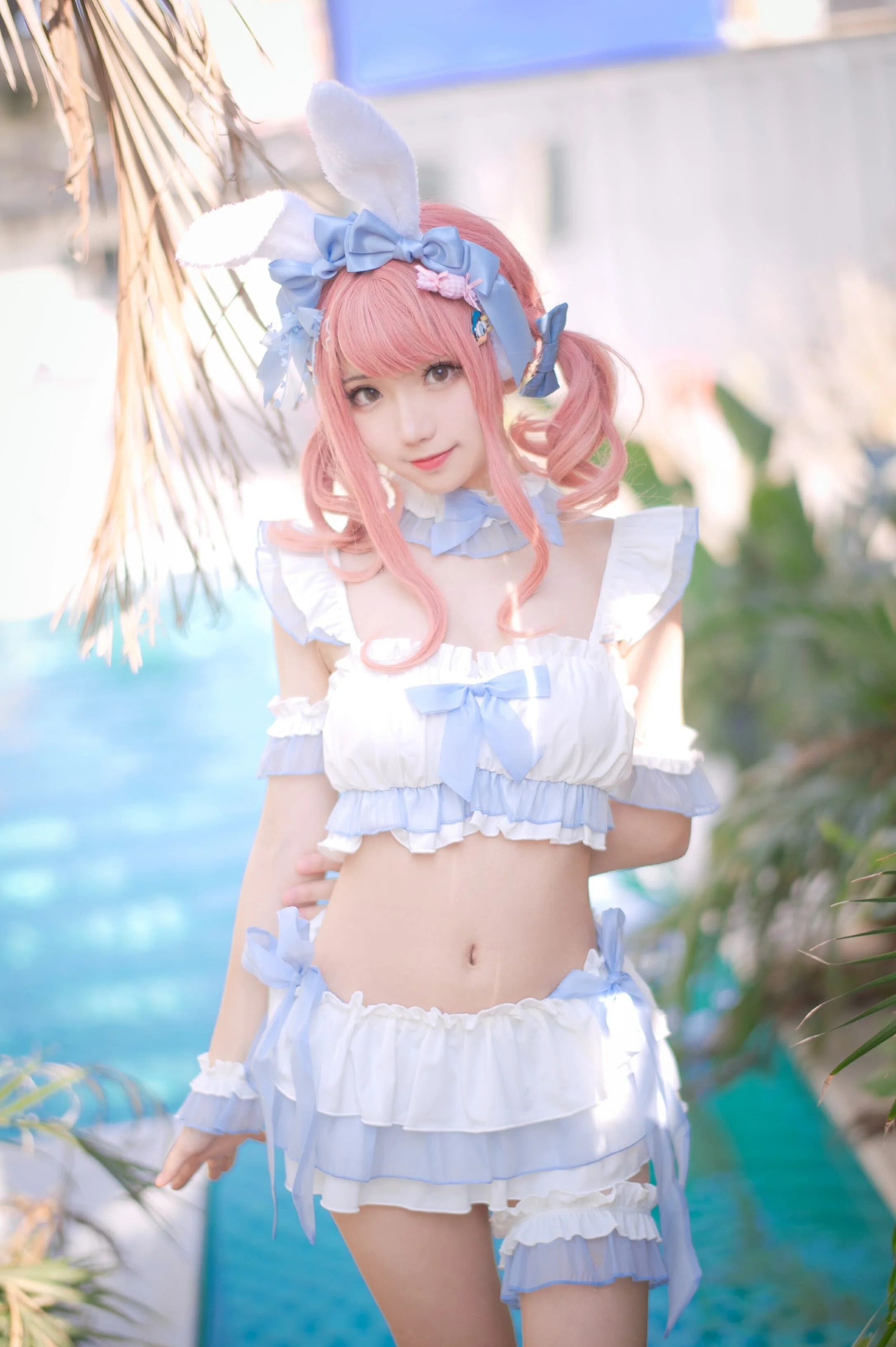 花柒Hana 夏日甜芯泳装写真