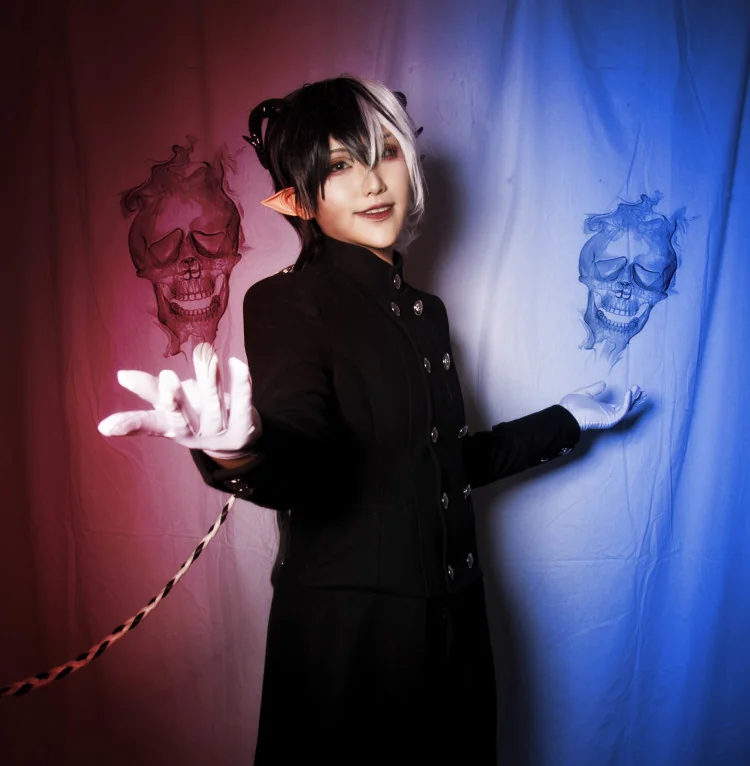 V家 乐正龙牙【恶魔】COS写真