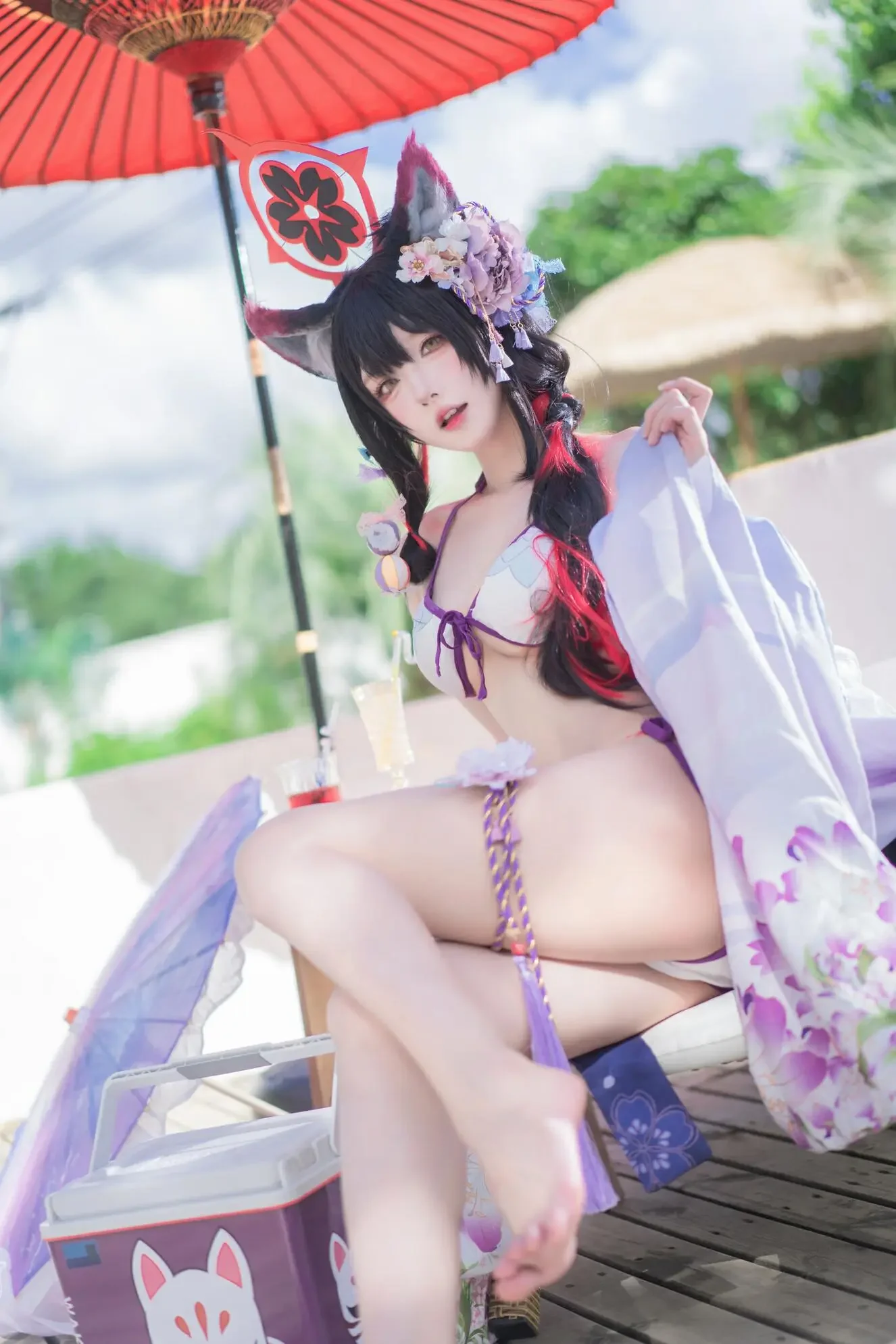 阿包也是兔娘 – 若藻水着｜高清图片集