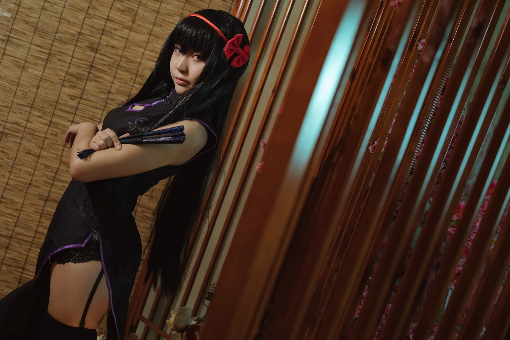 魔法少女小圆 晓美焰旗袍COS写真