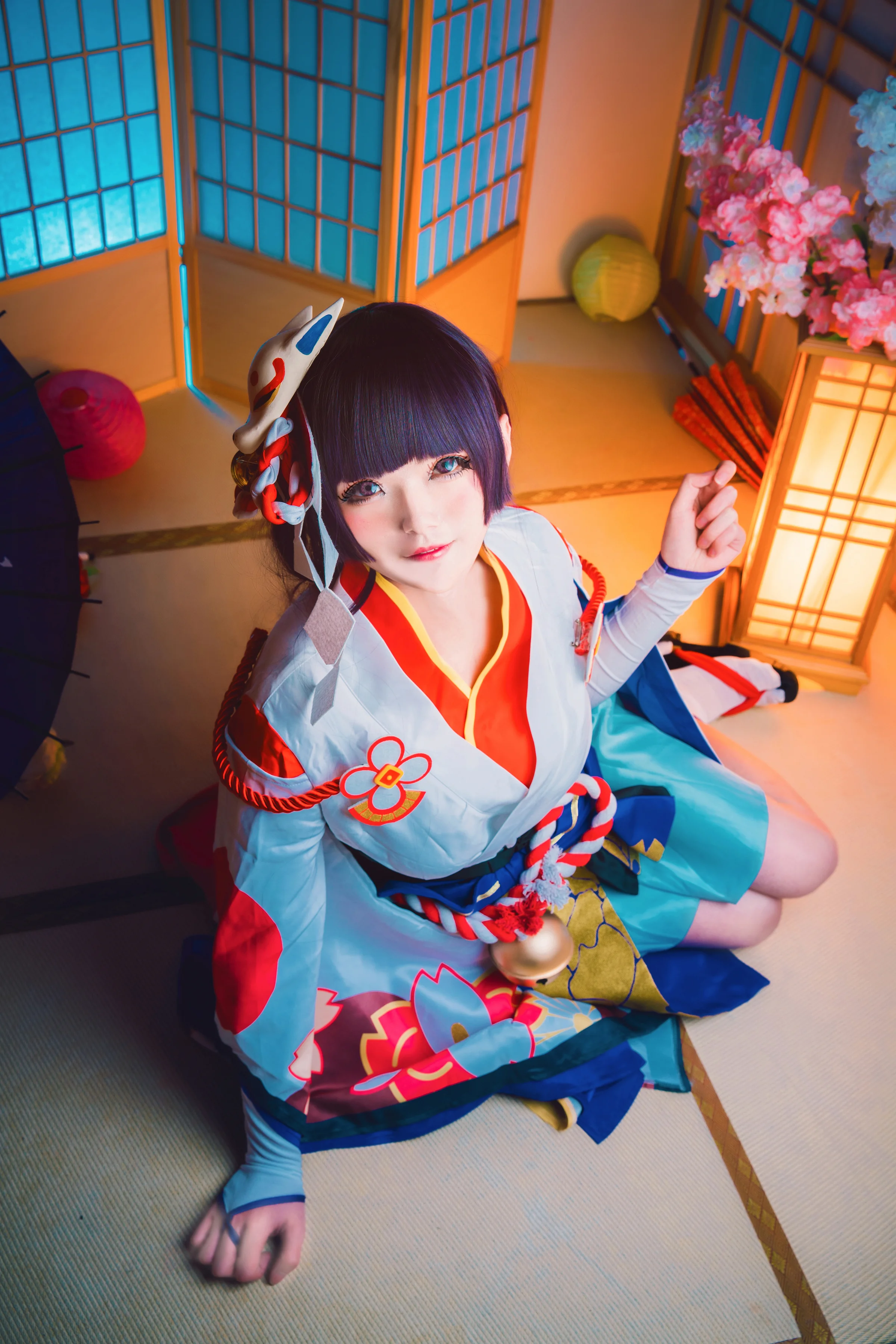 阴阳师雪女月见之樱COS写真