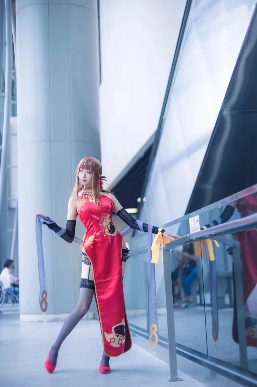 少女前线dsr50红牡丹COS写真