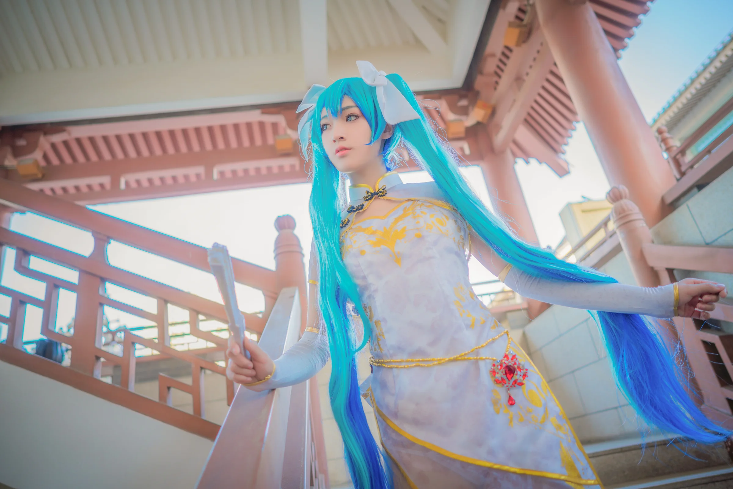 miku金丝雀COS写真
