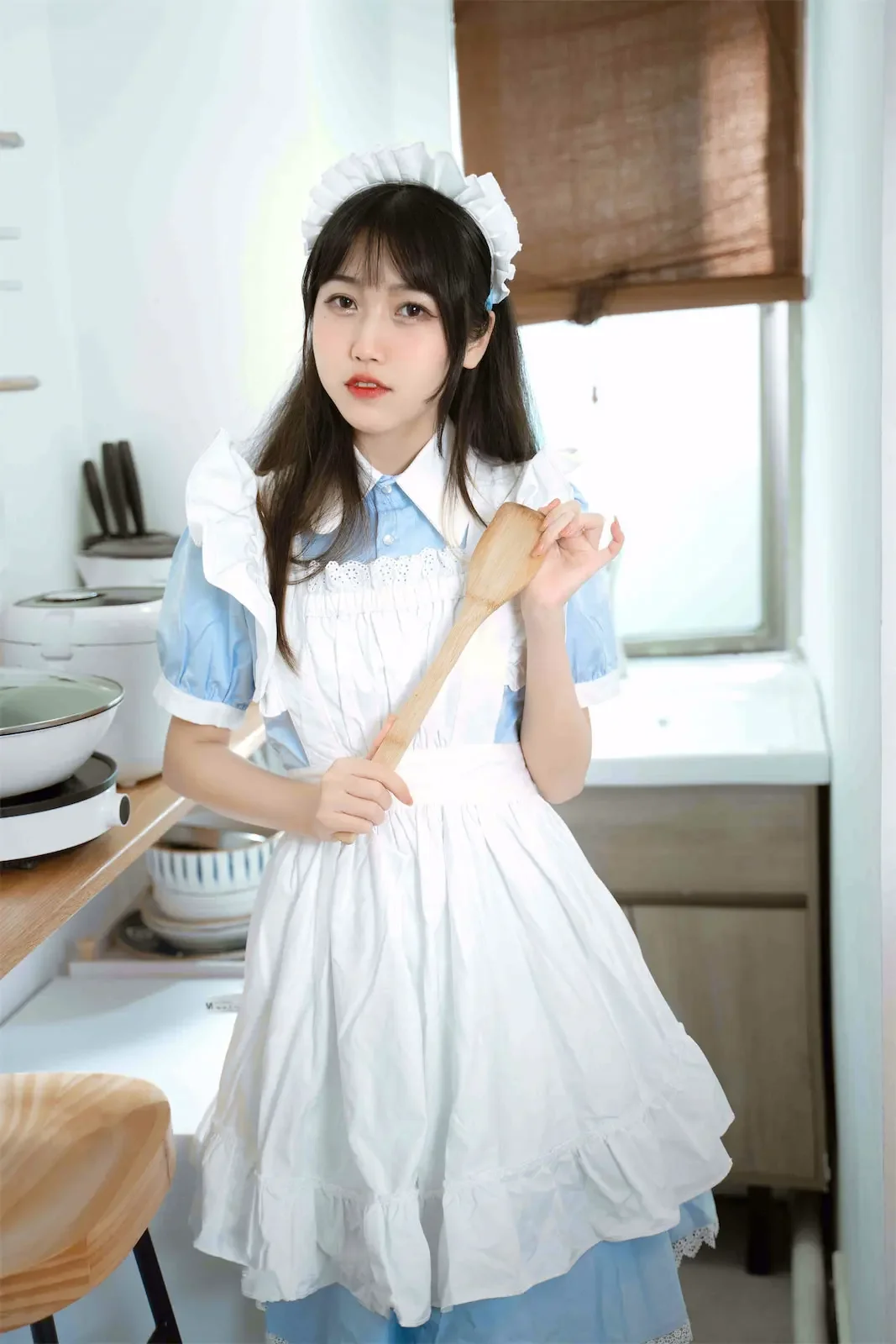不呆猫 – 厨房小女仆｜高清图片集