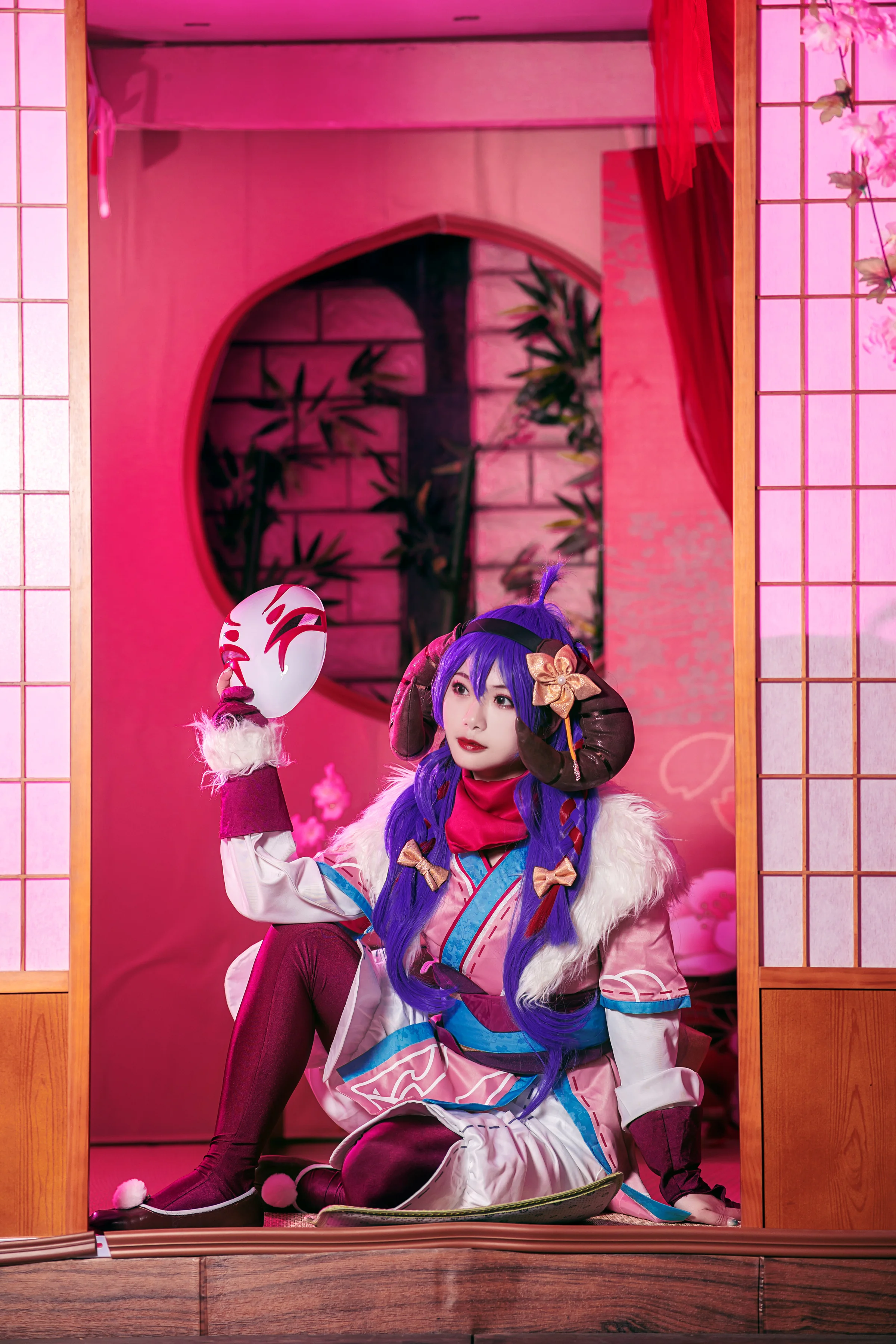 英雄联盟LOL 灵魂莲华阿狸COS写真