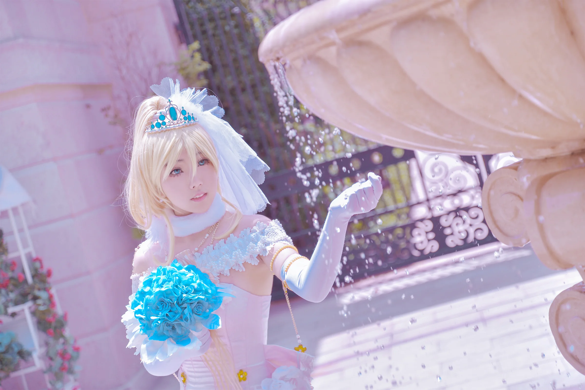 Lovelive婚纱觉醒绘COS写真