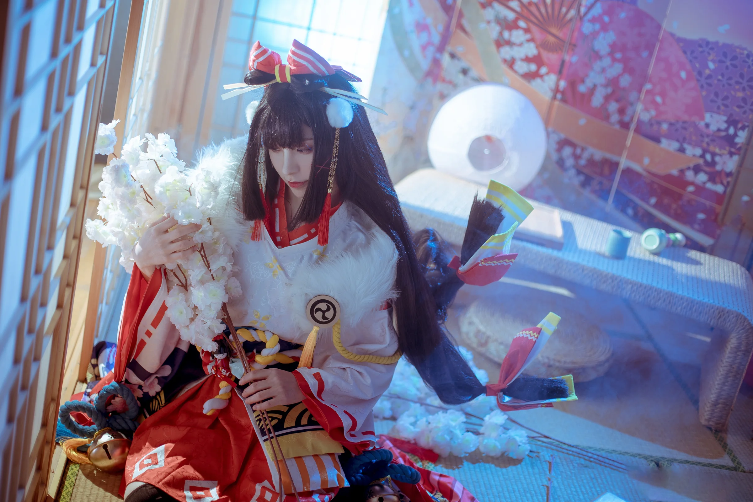 阴阳师 雪女COS写真