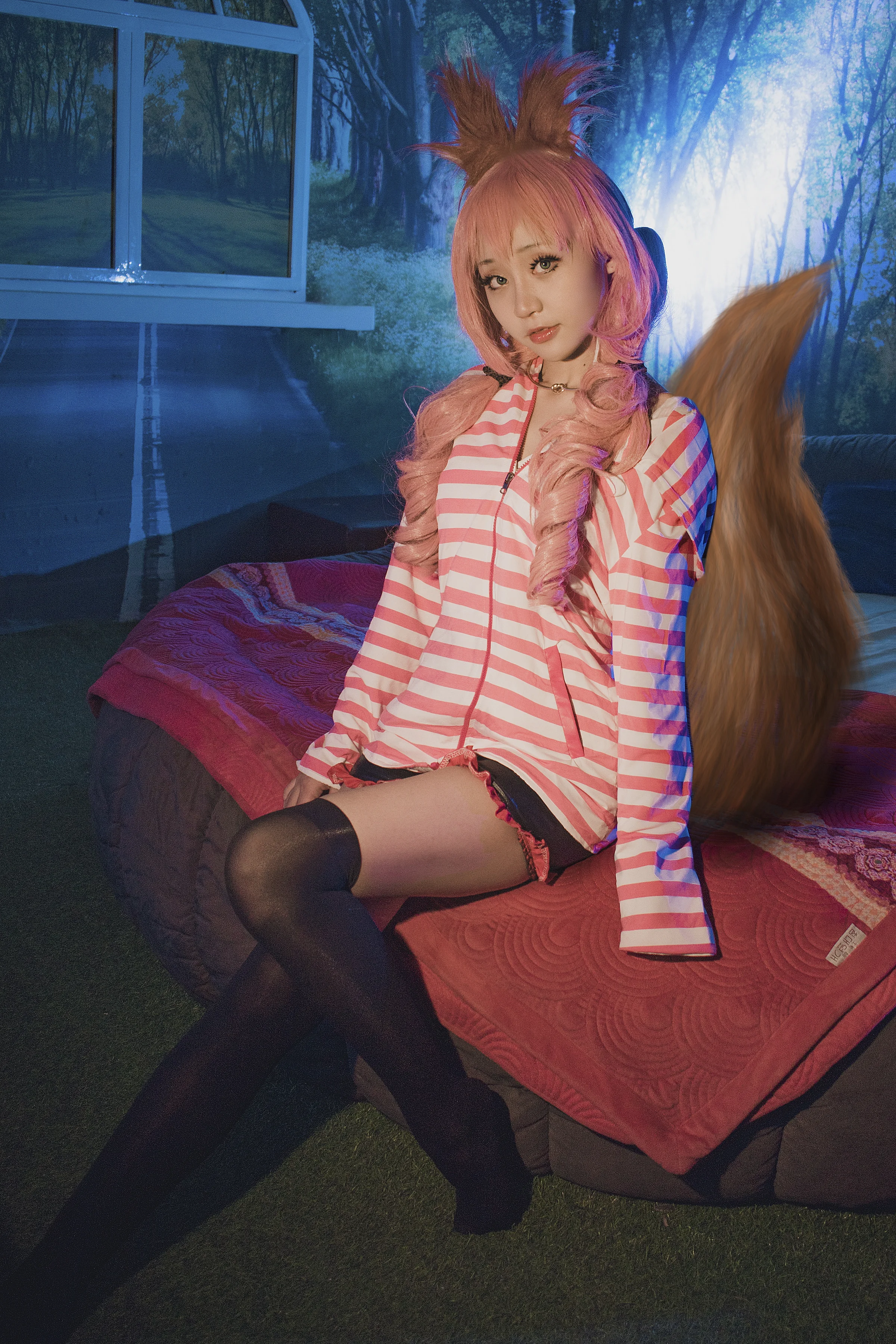 fate/extella 玉藻前便服COS写真