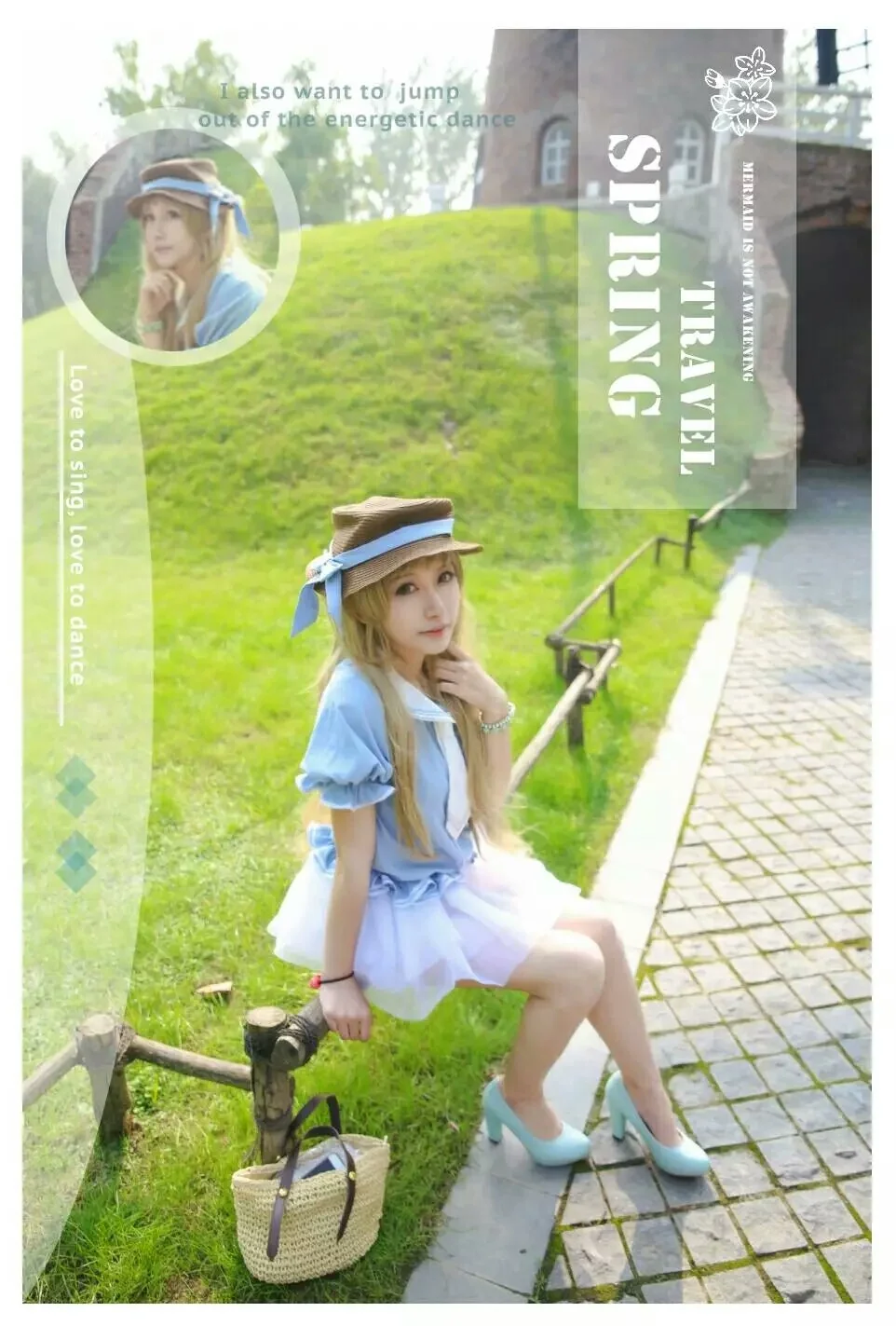 南小鸟人鱼未觉醒COS写真假装夏日的秋游