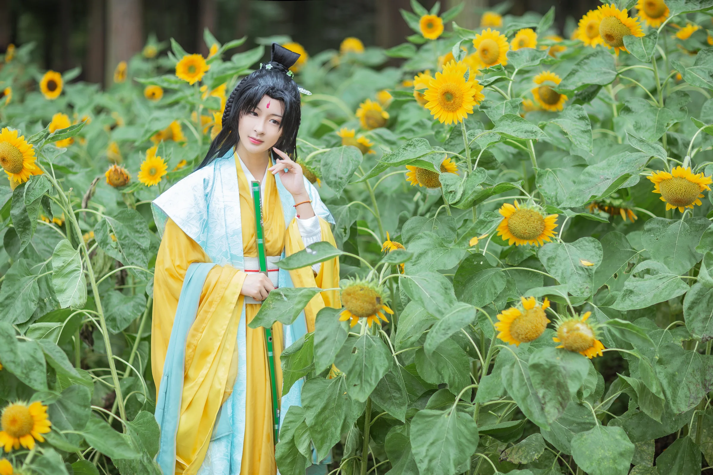 【COS写真正片/瑶音】东方淮竹