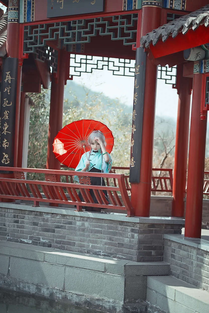 TYA事务所 奀狐作品 洛天依三月雨COS写真