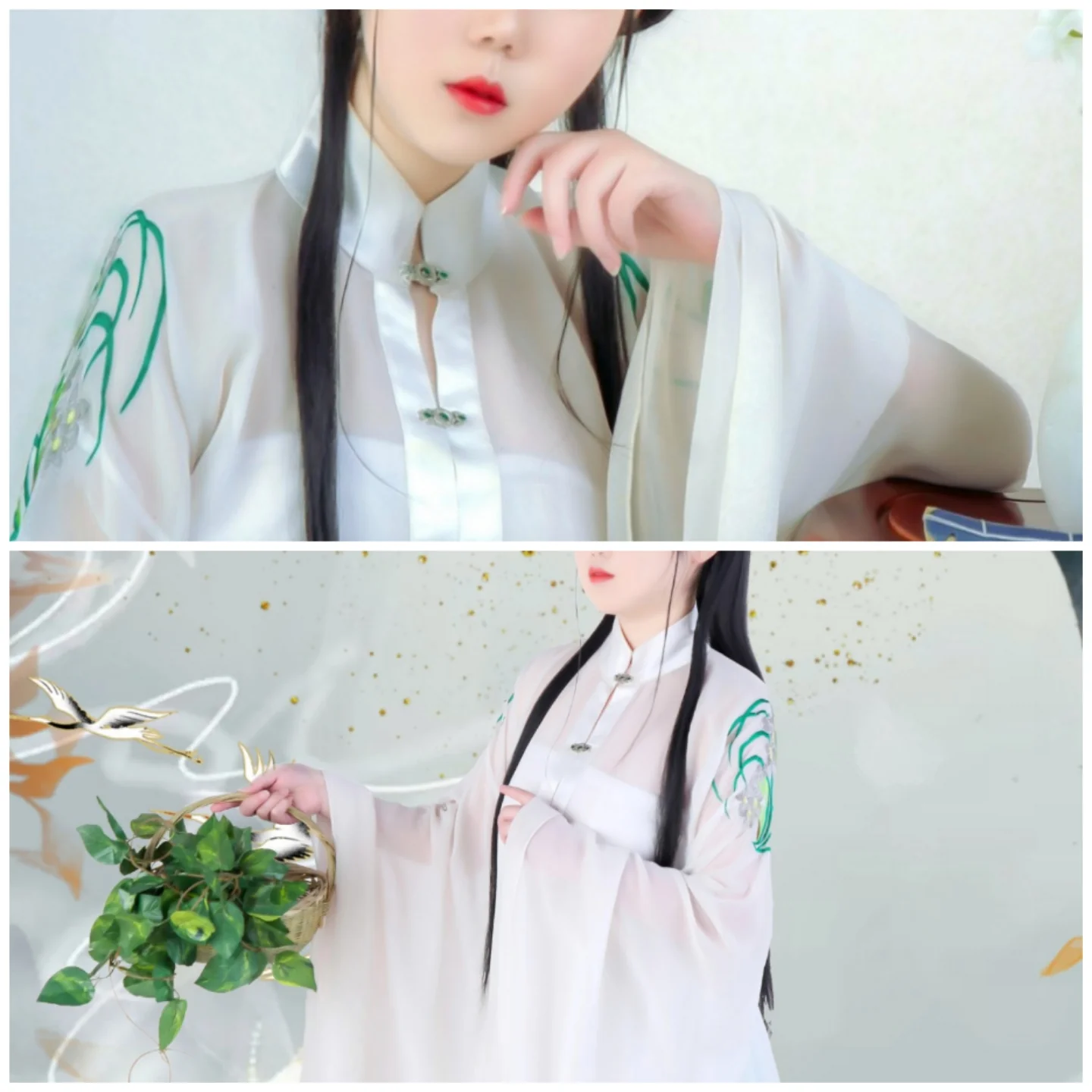 【白蛇：缘起】古风妆造白蛇COS写真