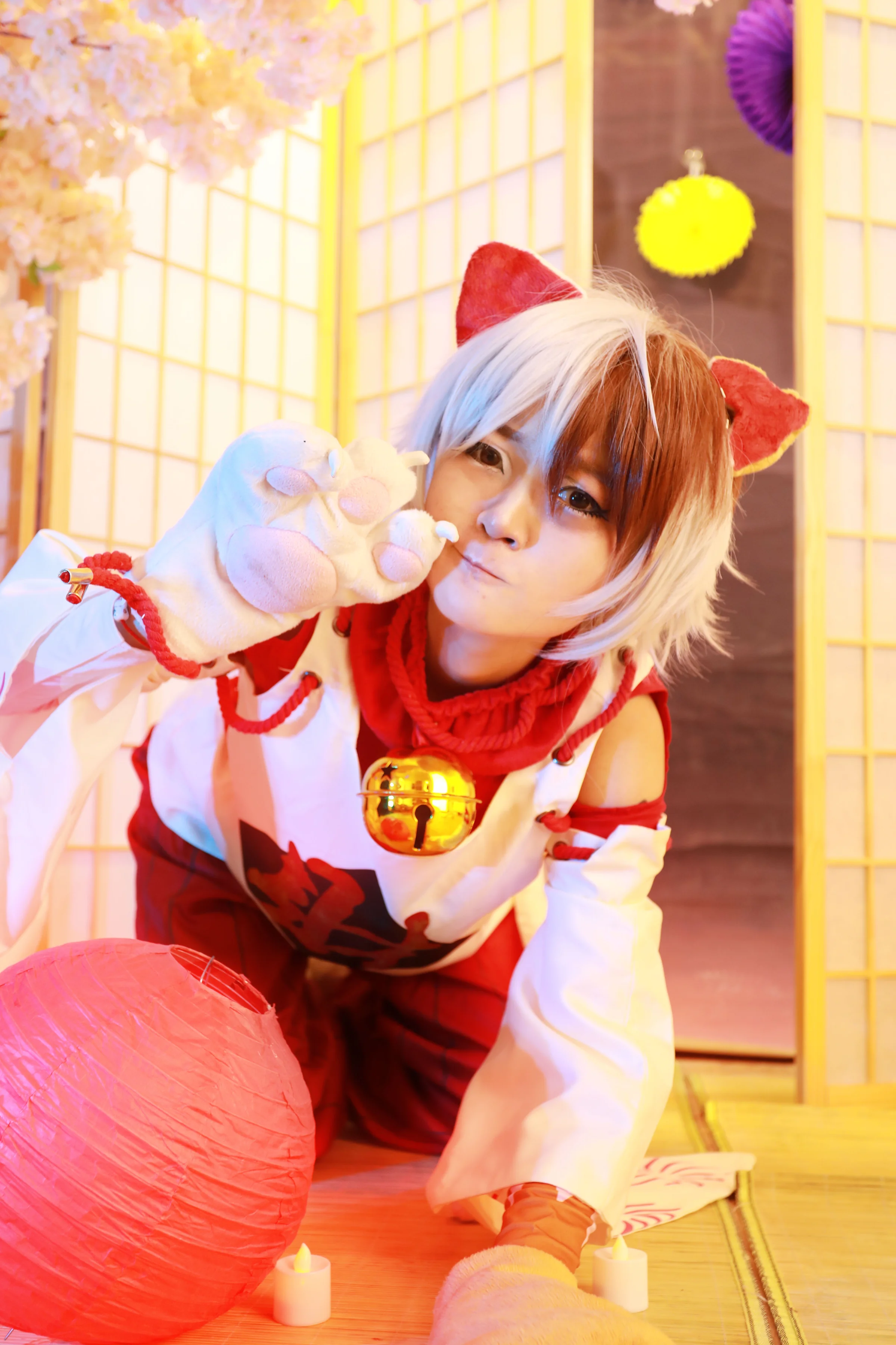 阴阳师招财猫（御魂）COS写真