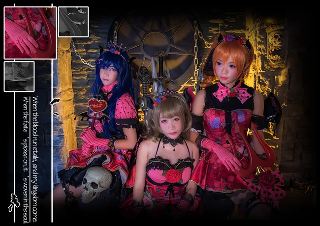 《Evil hide》－小恶魔觉醒全员COS写真