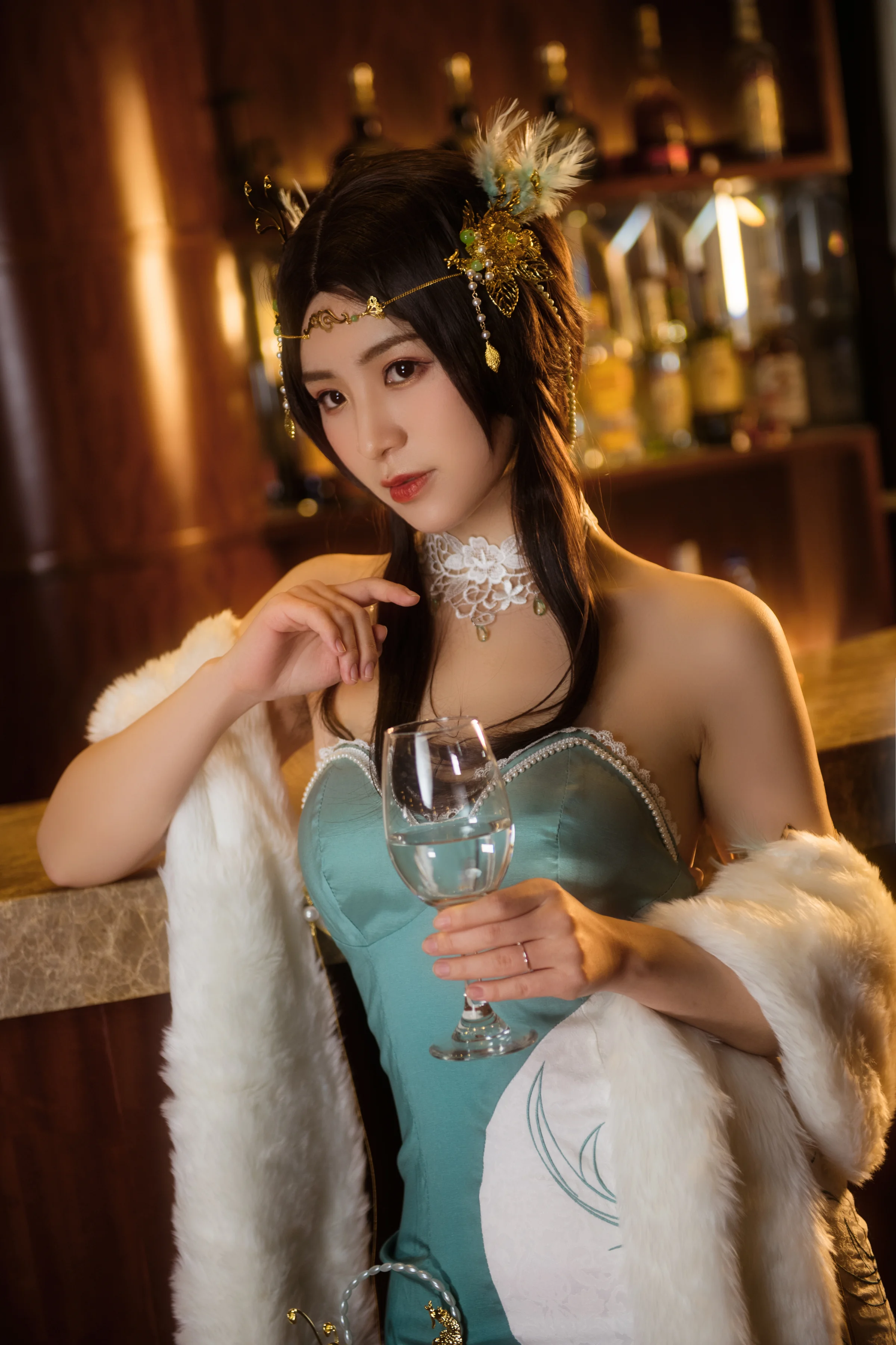 王者荣耀 虞姬王者晚宴COS写真