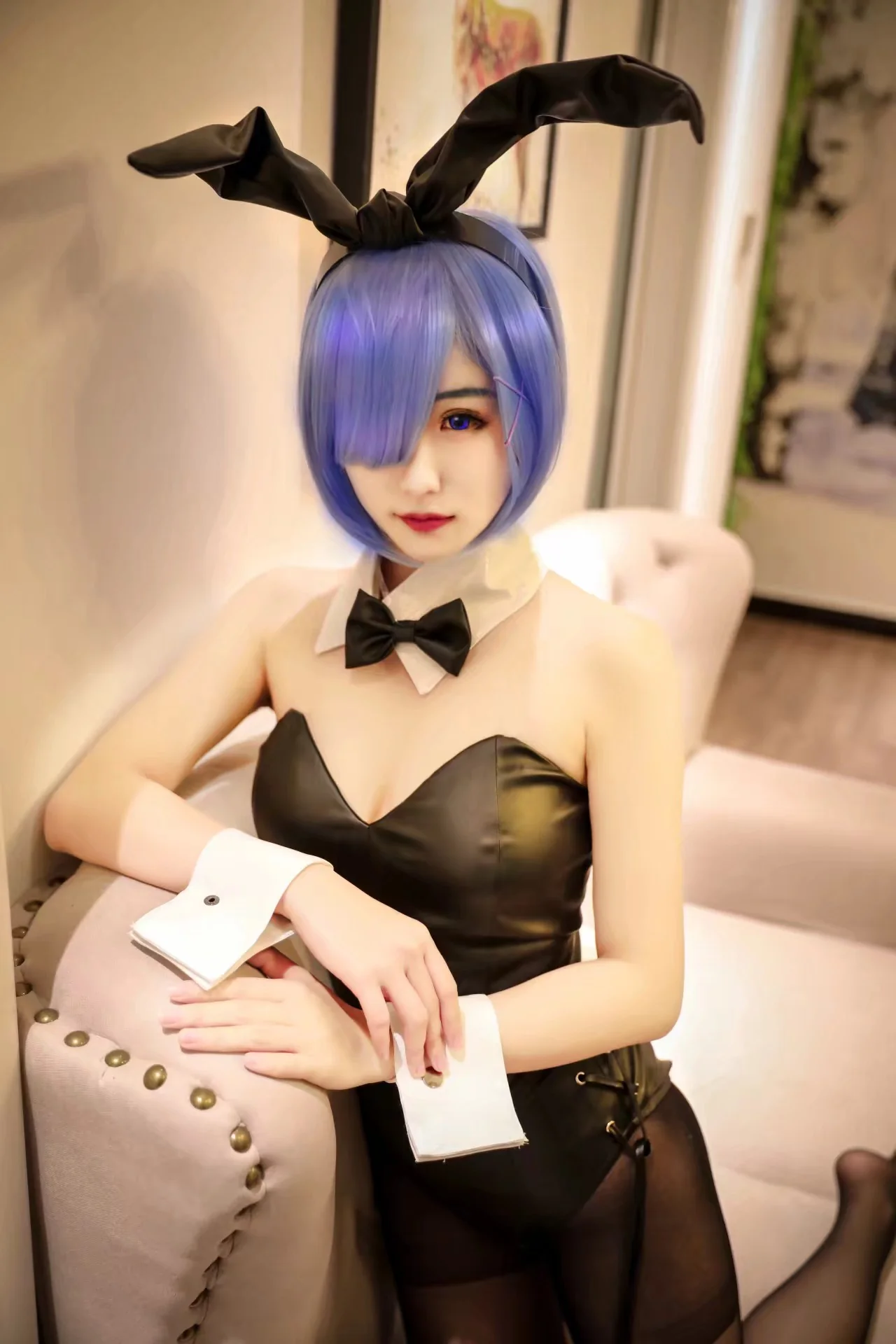 从零开始的异世界 雷姆黑丝COS写真