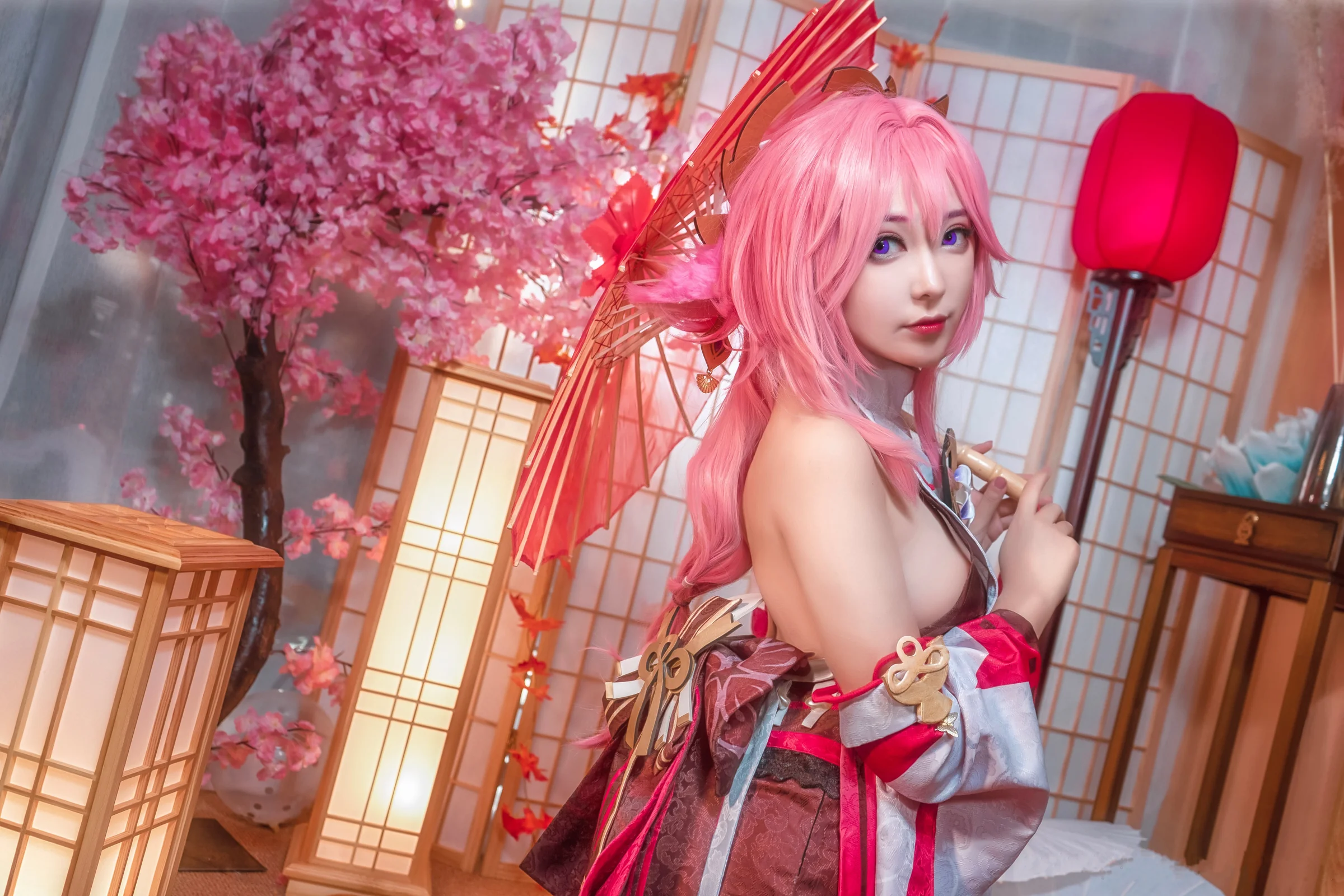 《原神》八重神子COS写真