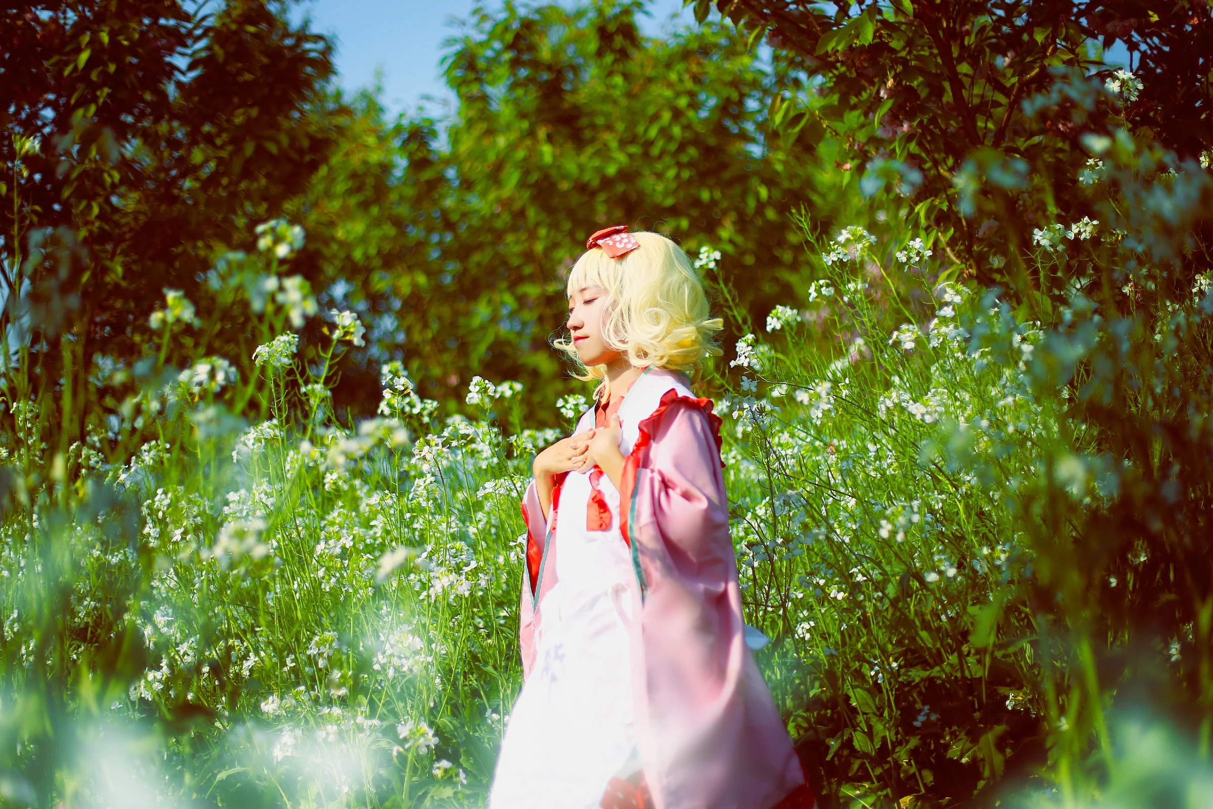 蔷薇少女雏莓大正和服COS写真
