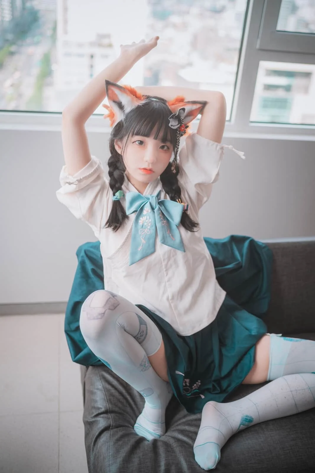 Jenny (정제니) – [DJAWA] Kitune in Hanfu [51P]｜高清图片集