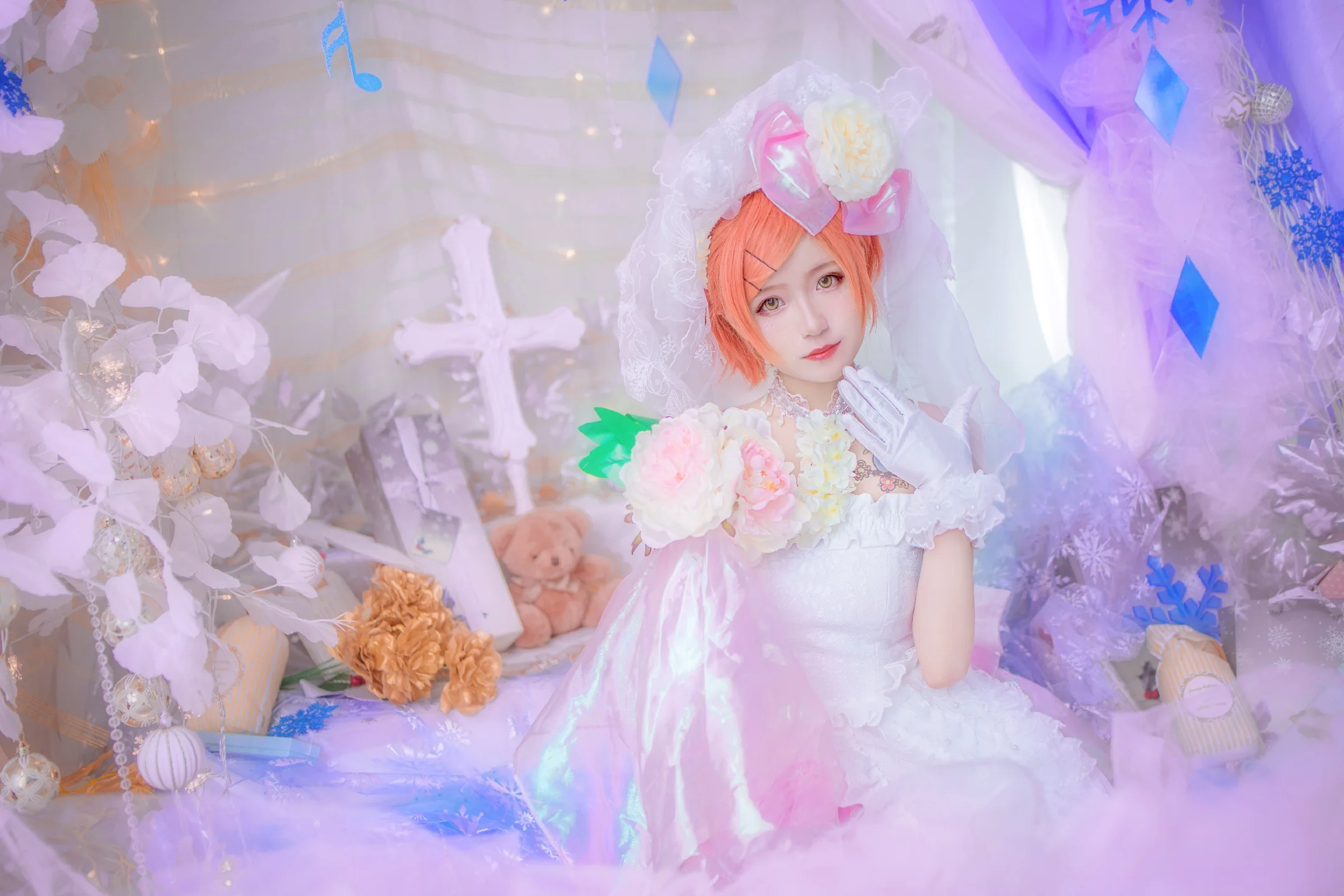 星空凛花嫁COS写真