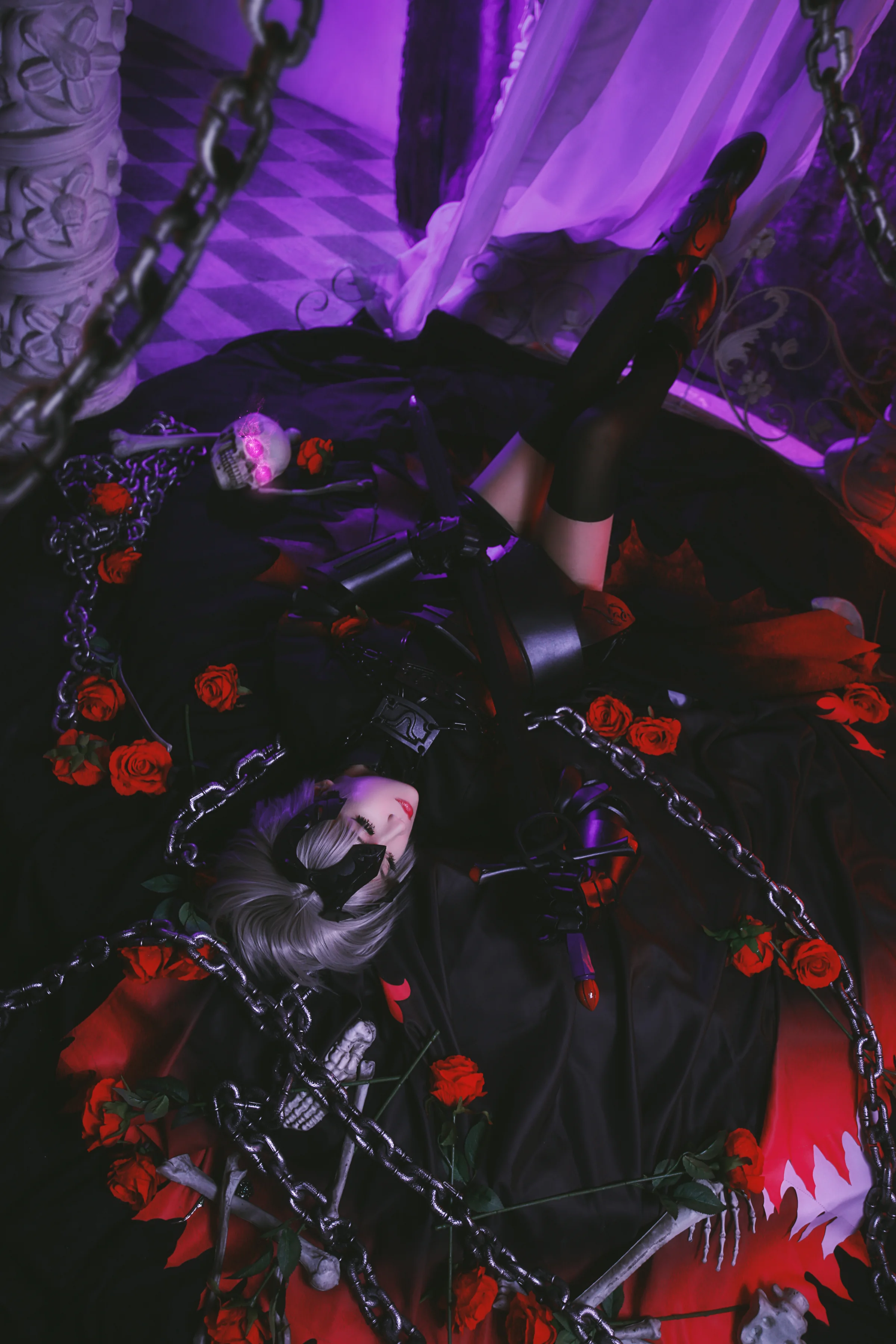 Fate/Grand Orde黑贞德COS写真