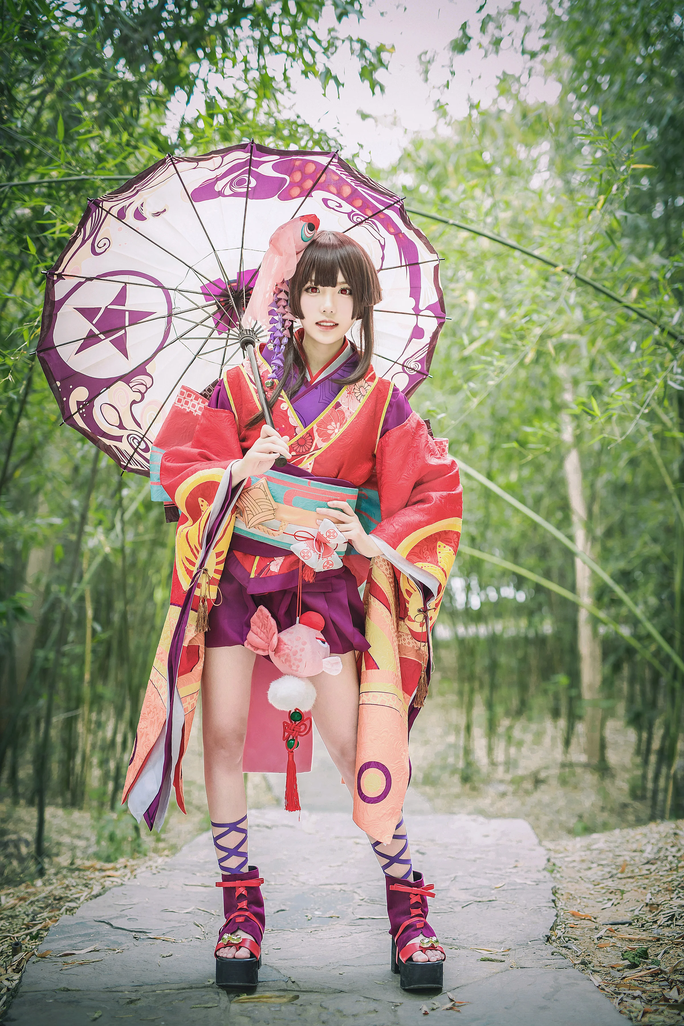 阴阳师神乐COS写真