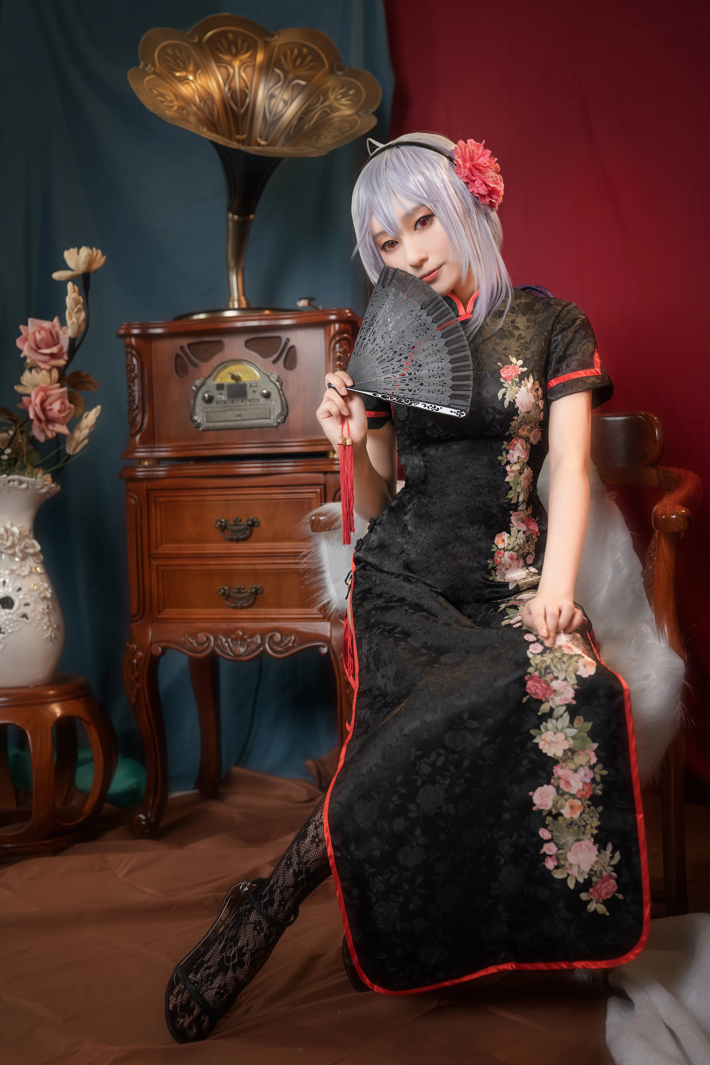 弱音 旗袍 COS写真 初音未来