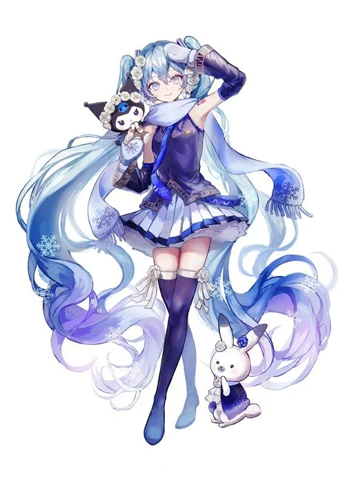 雪初音 x 三丽鸥 酷洛米 ​​​联动图 Day（昼）& Night（夜） ​​​​｜高清图片集