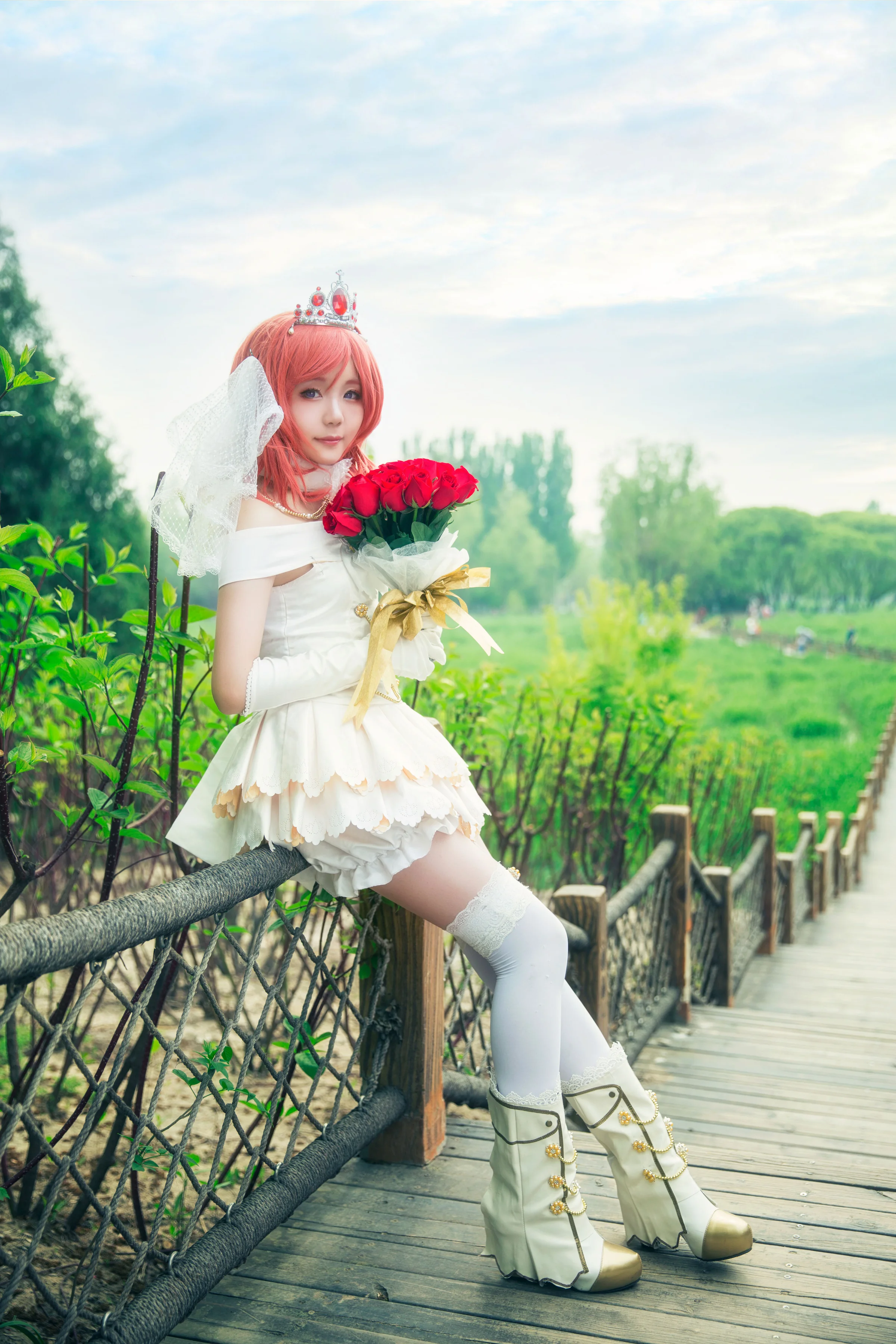 lovelive!!西木野真姬花嫁觉醒COS写真