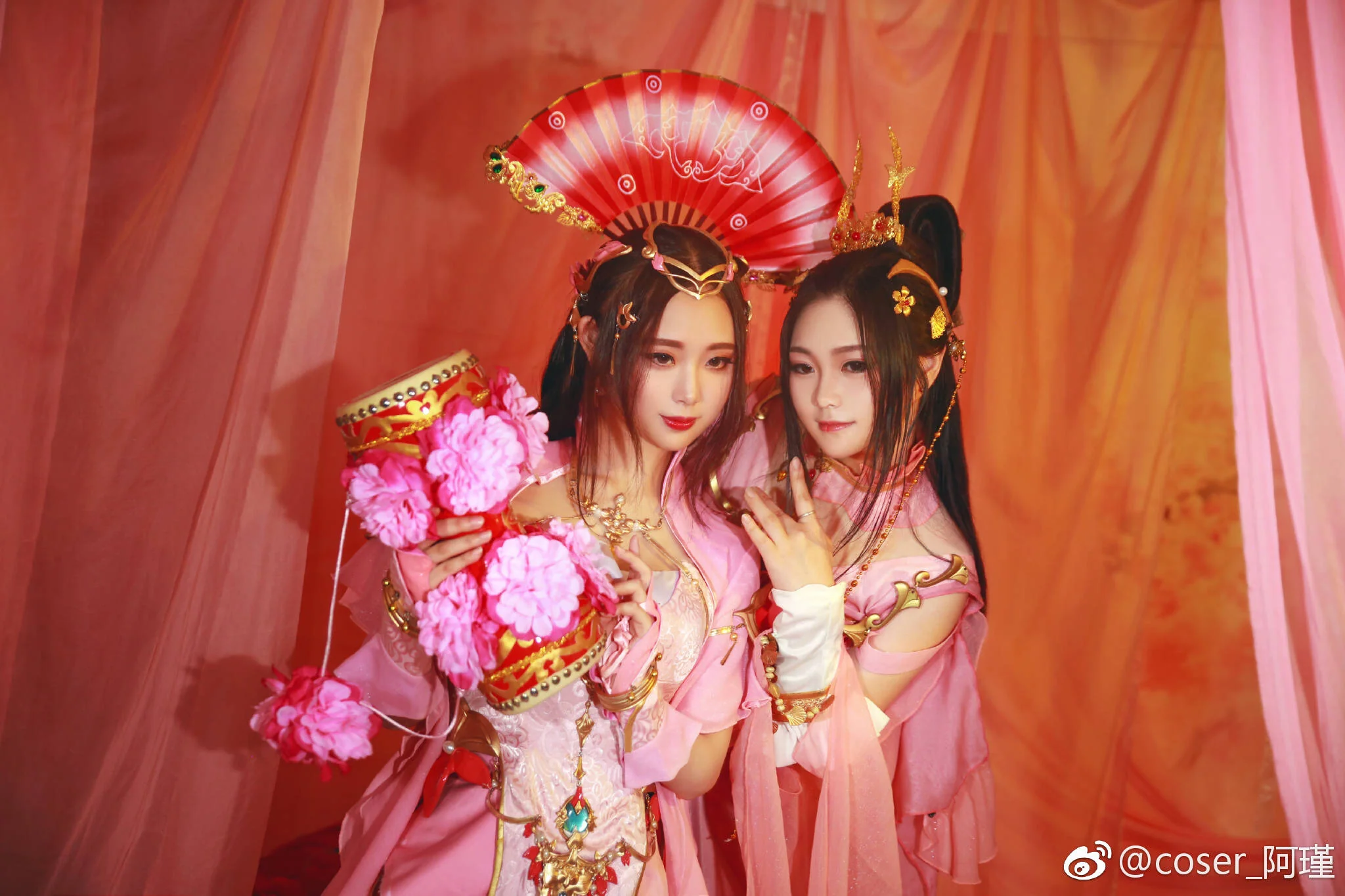 剑网三 七秀COS写真 七秀剑舞动四方