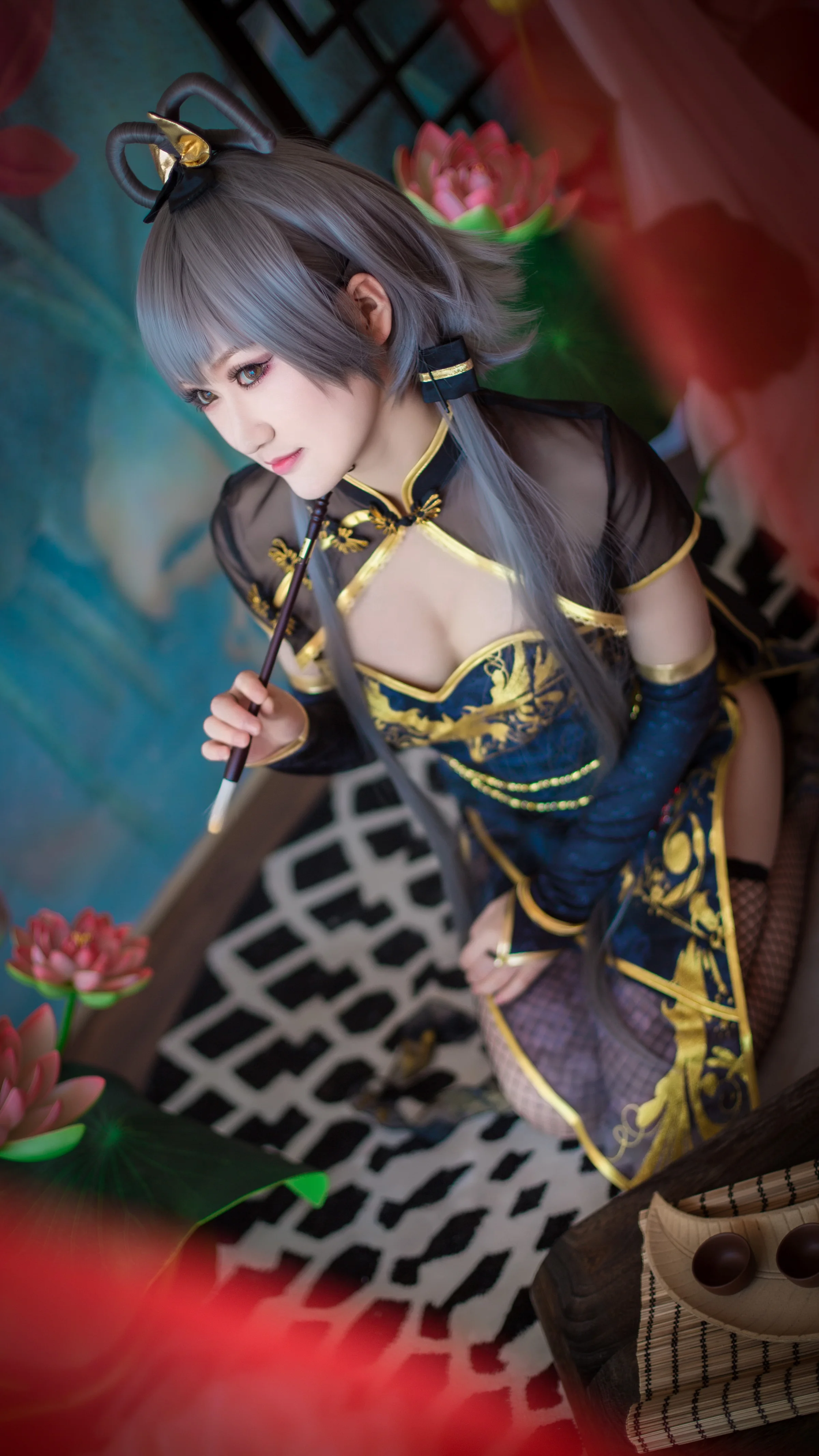 VOCALOID金丝雀洛天依COS写真