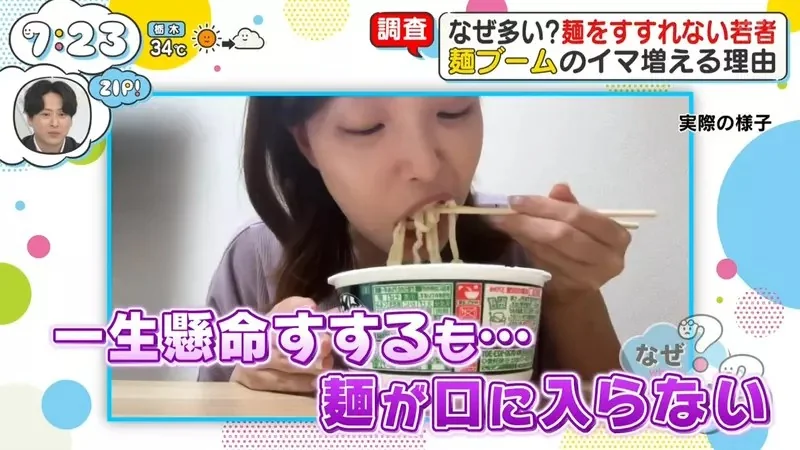《日本年輕人不吸麵》不是不想吸而是不能吸？竟是口腔肌肉嚴重退化的結果｜高清图片集