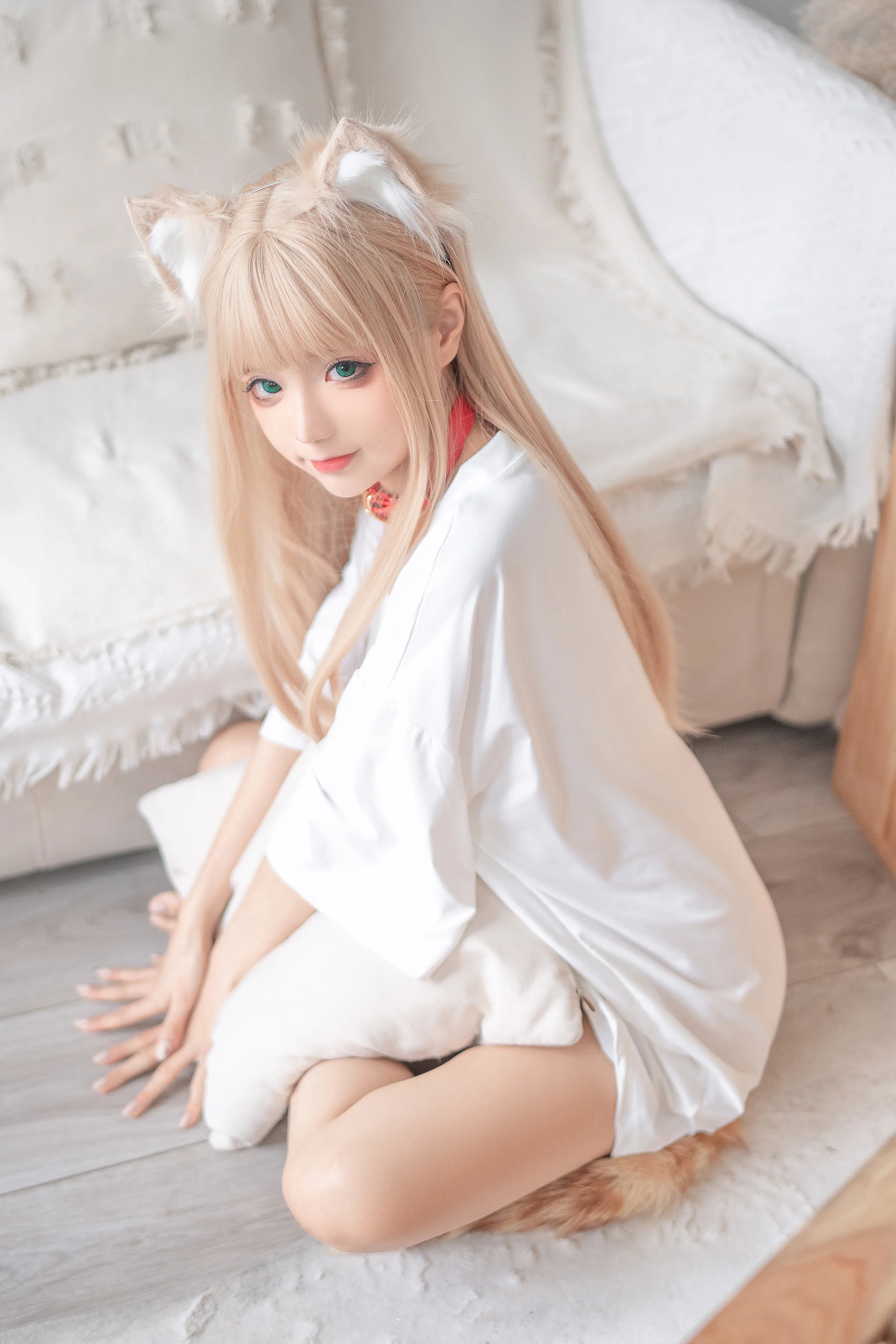 黄豆粉猫娘COS写真