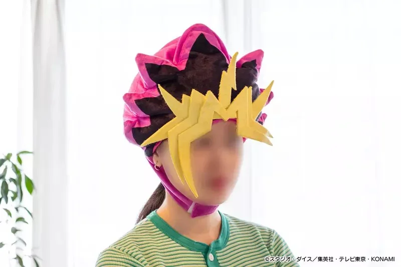遊戲王推出《闇遊戲》絨毛帽 把瀏海頭髮收進帽子內就可以變身為最強決鬥者｜高清图片集