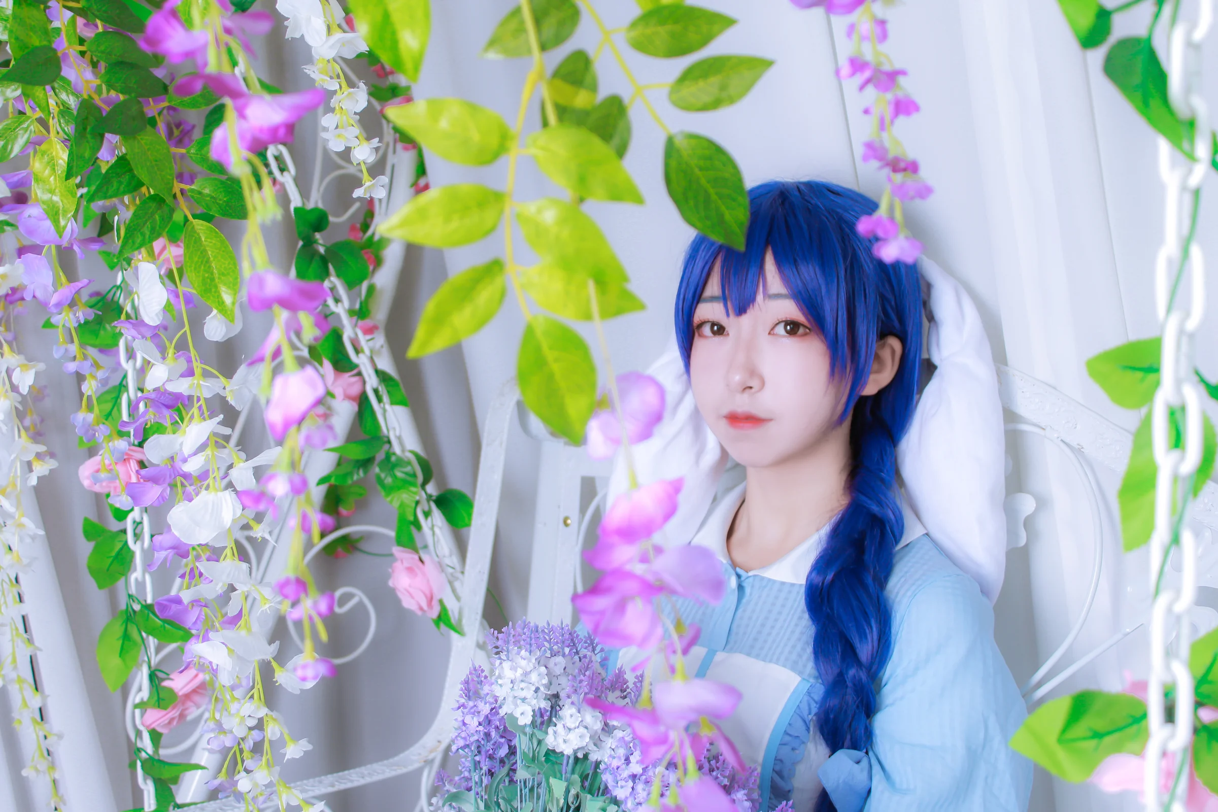 海未三月兔与下午茶 COS写真